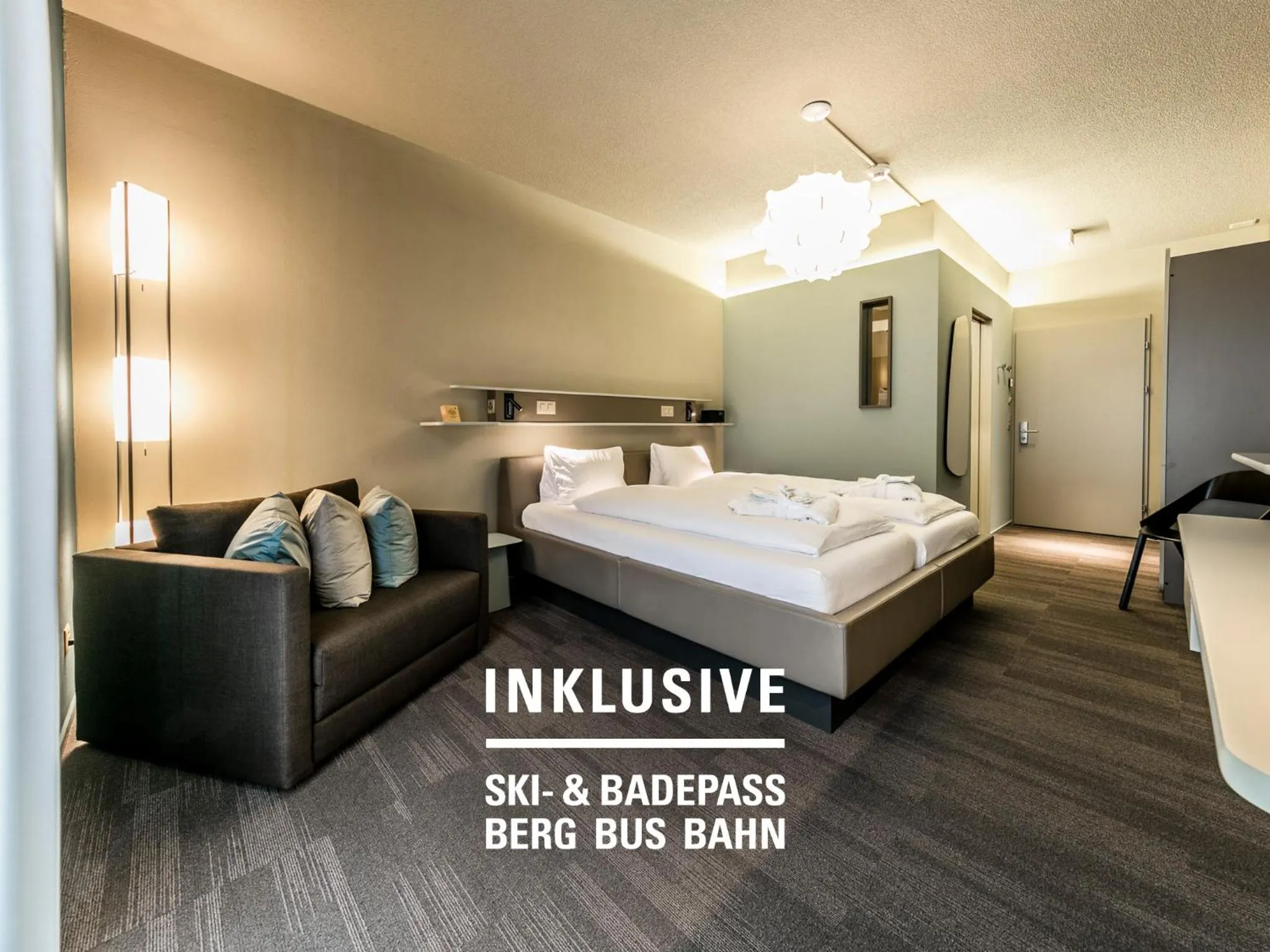 Bed in Badehotel Belvair