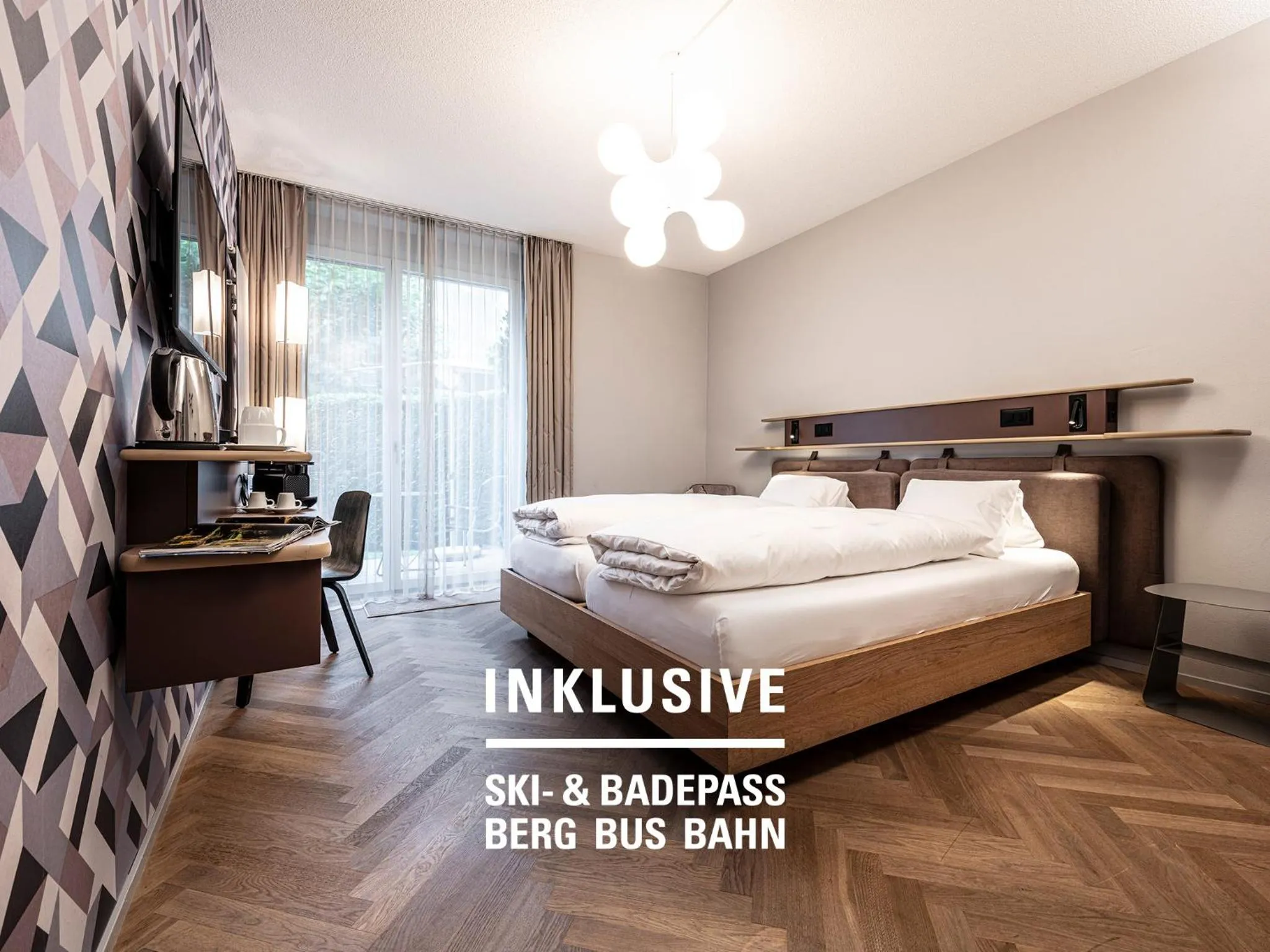 Bed in Badehotel Belvair