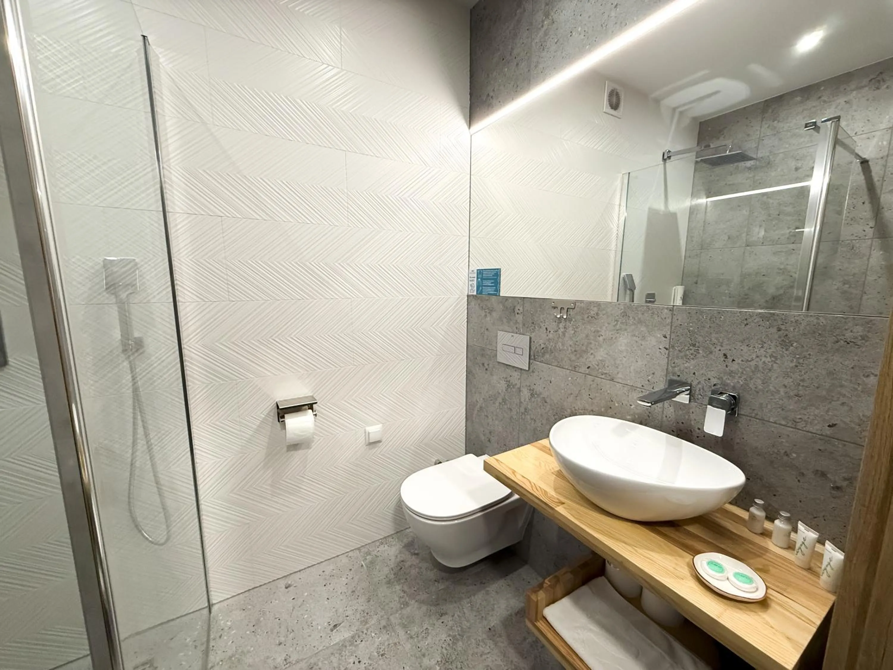 Shower in Solina Resort