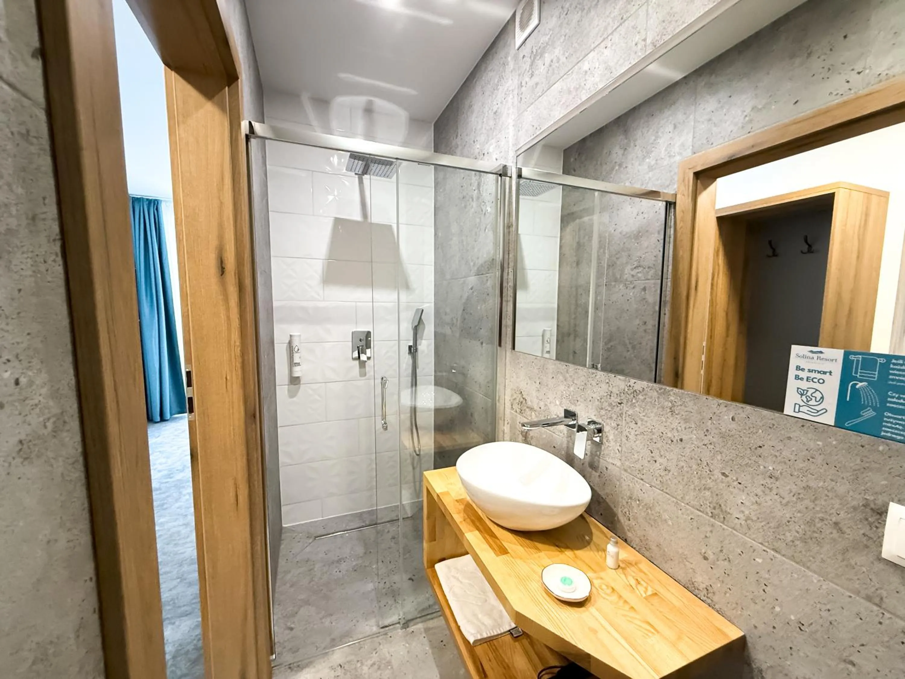 Shower in Solina Resort