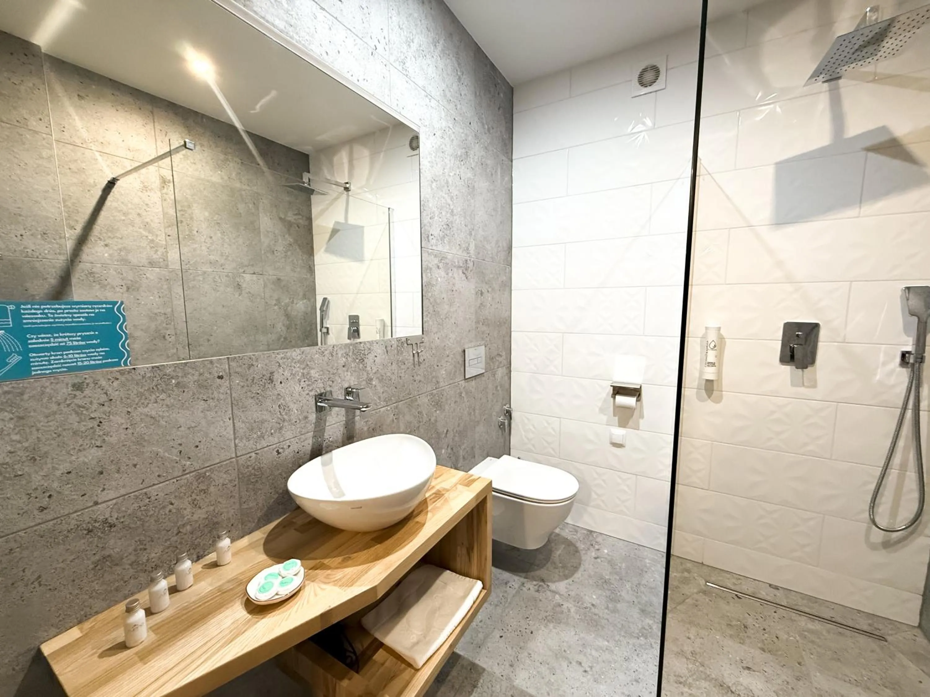 Shower in Solina Resort