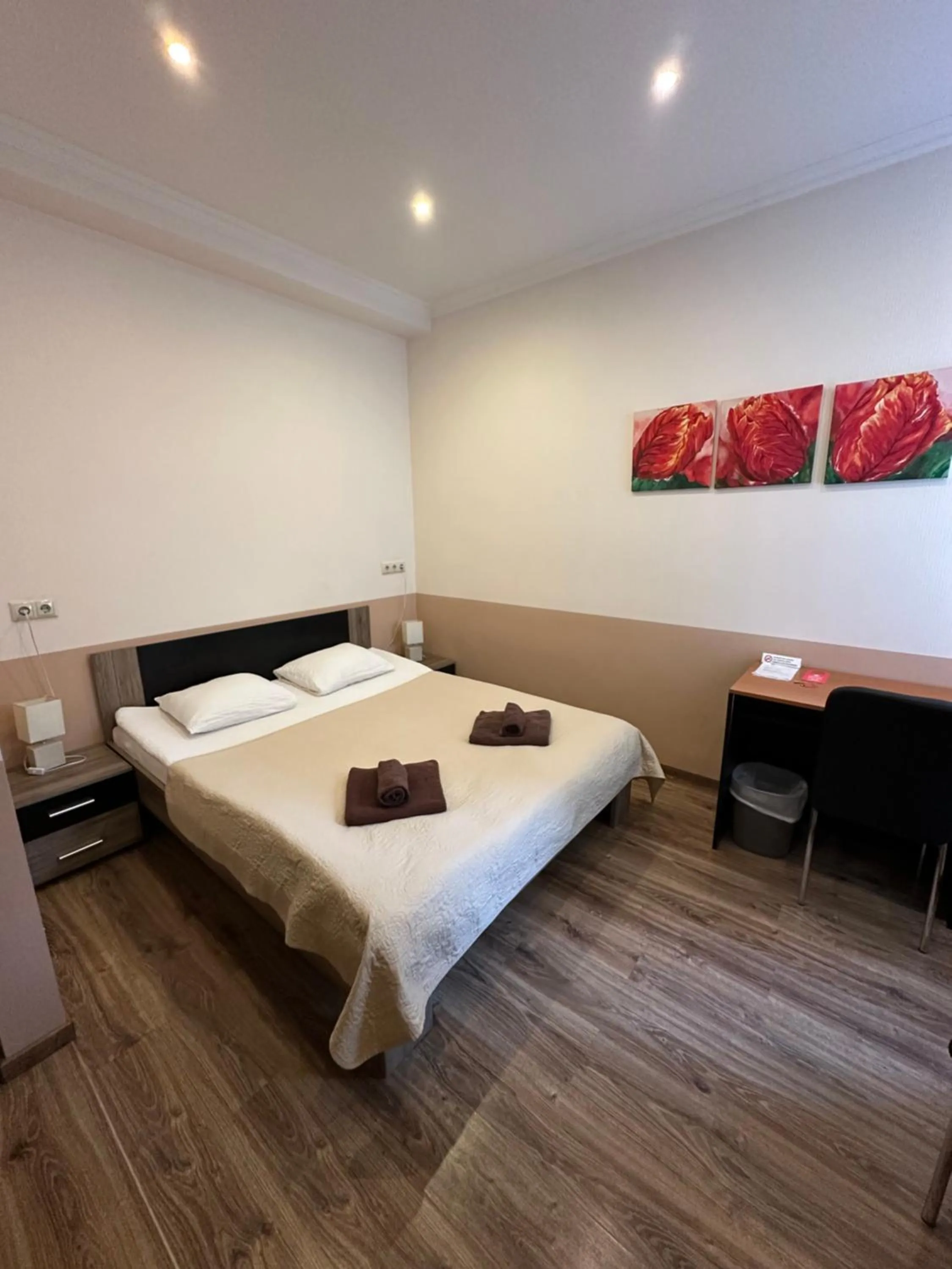 Bed in Nika Apart hotel