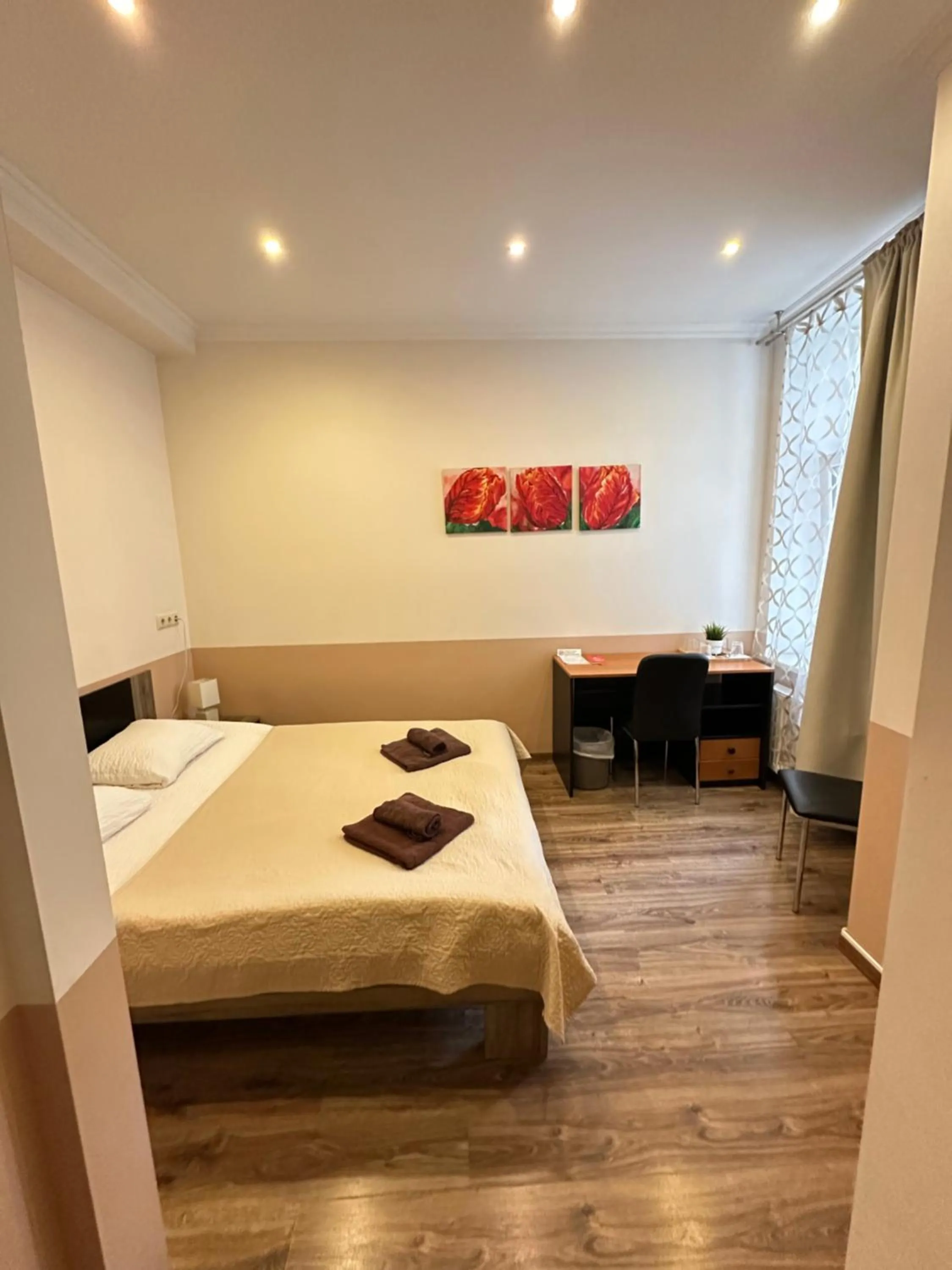 Bed in Nika Apart hotel