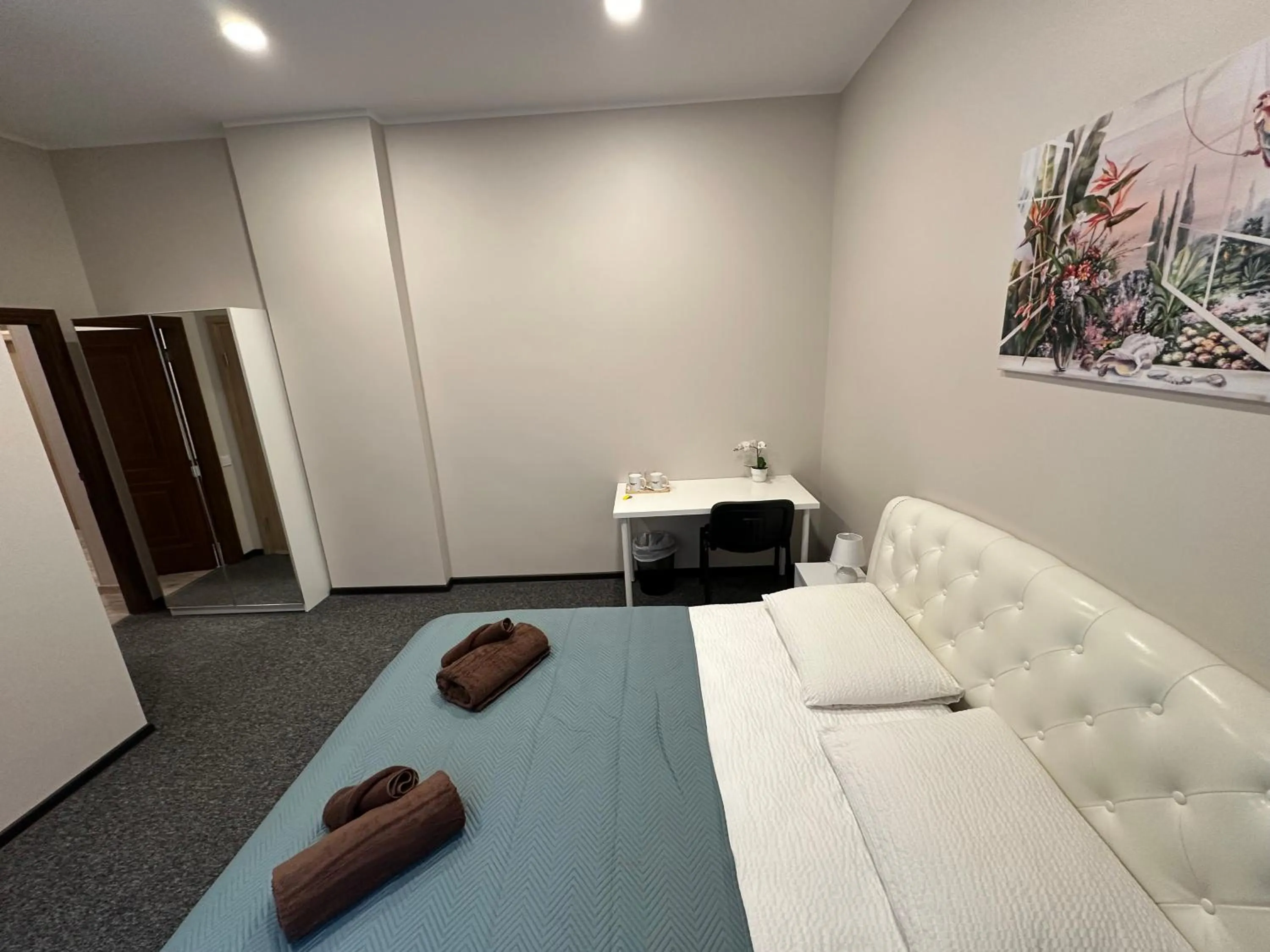 Bed in Nika Apart hotel