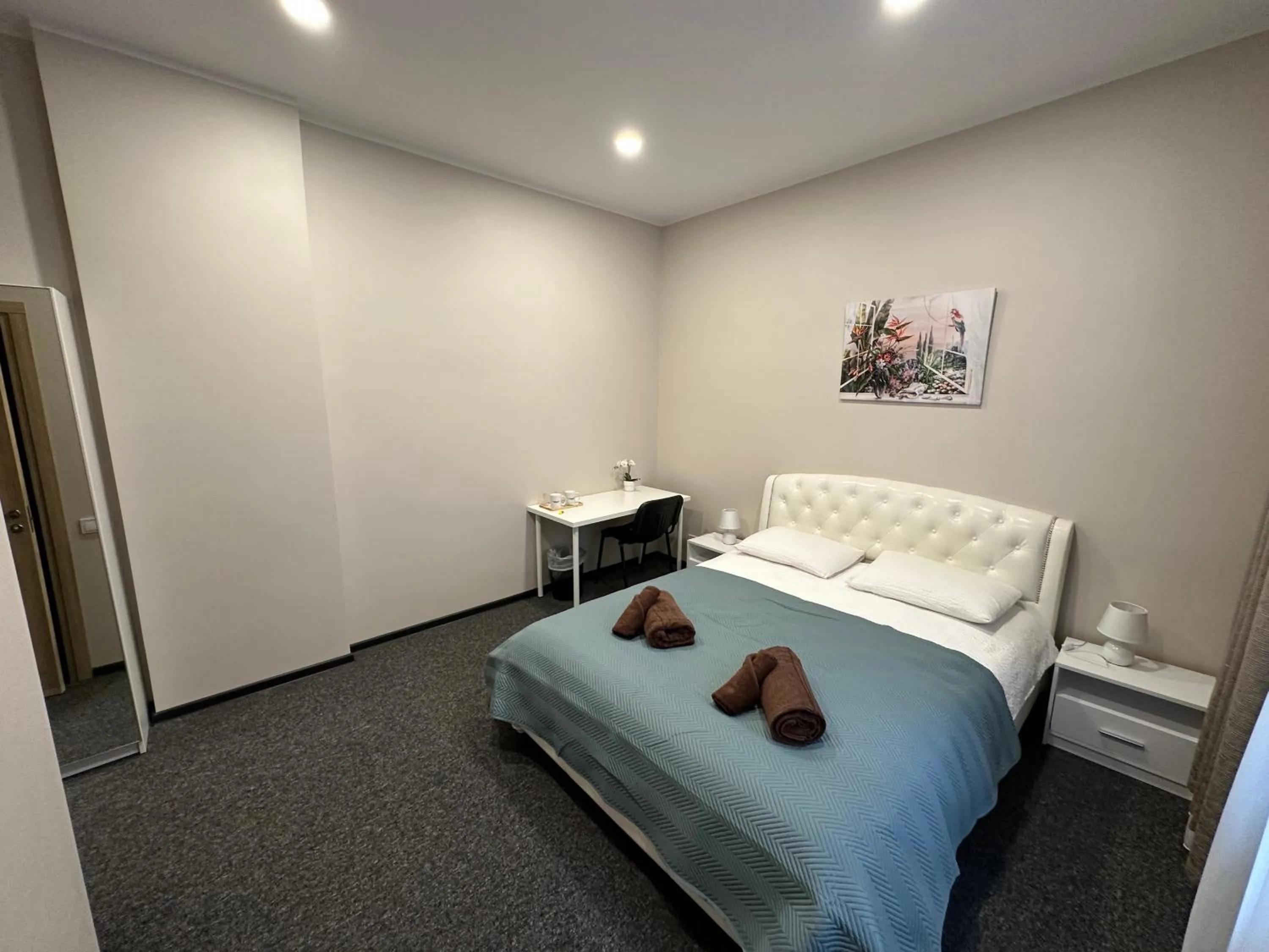 Bed in Nika Apart hotel