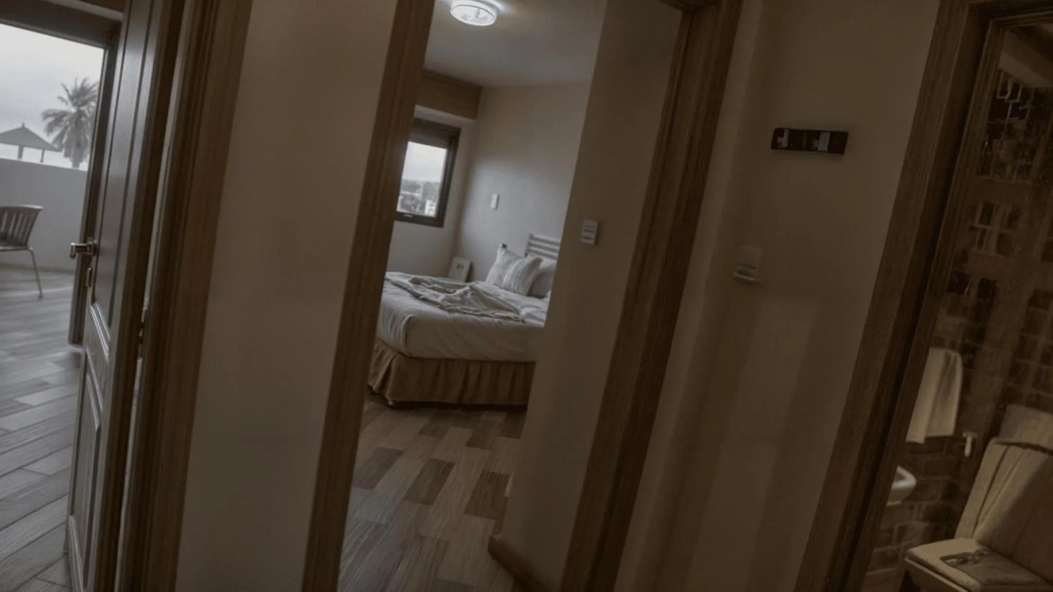 Bed in Palm Beach Resort Half Moon