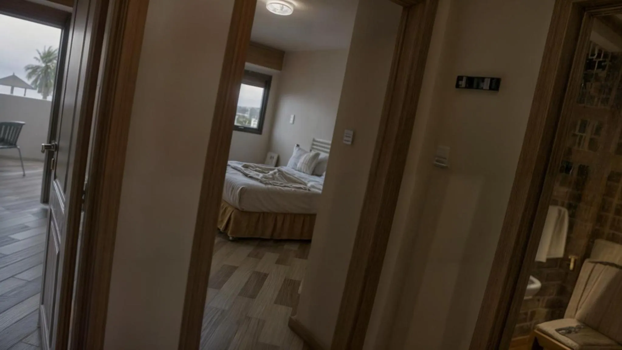 Bed in Palm Beach Resort Half Moon