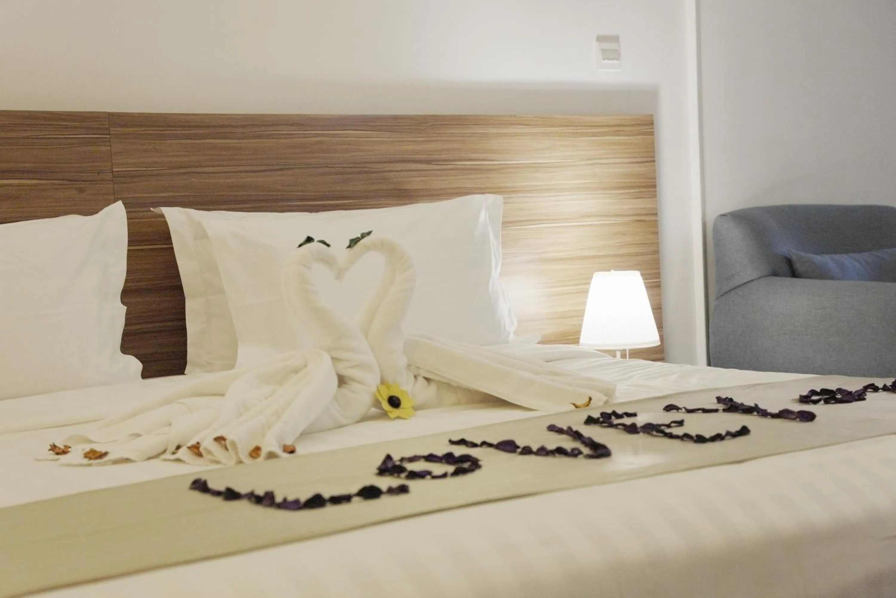 Bed in Palm Beach Resort Half Moon