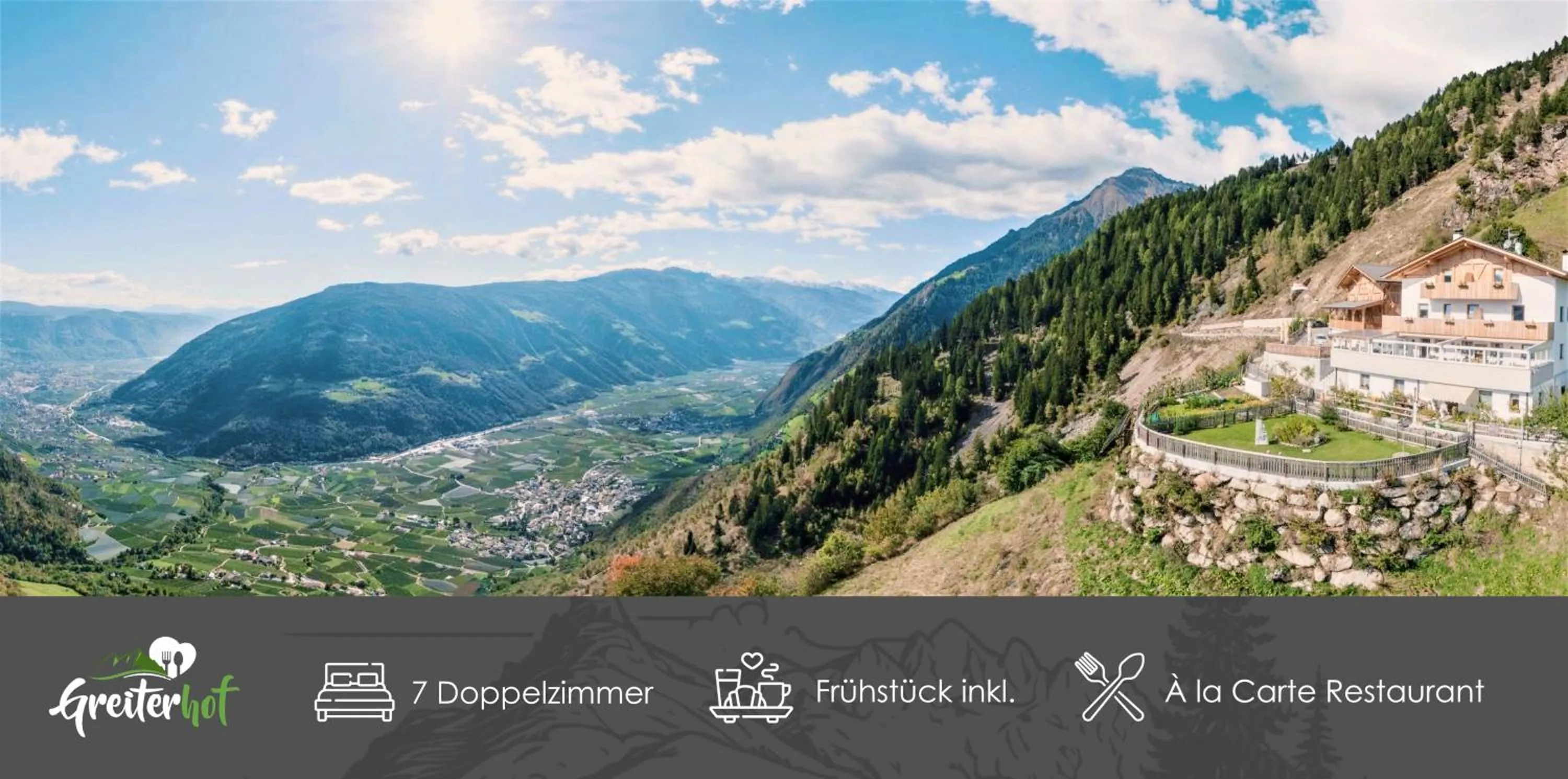 View (from property/room) in Greiterhof Partschins