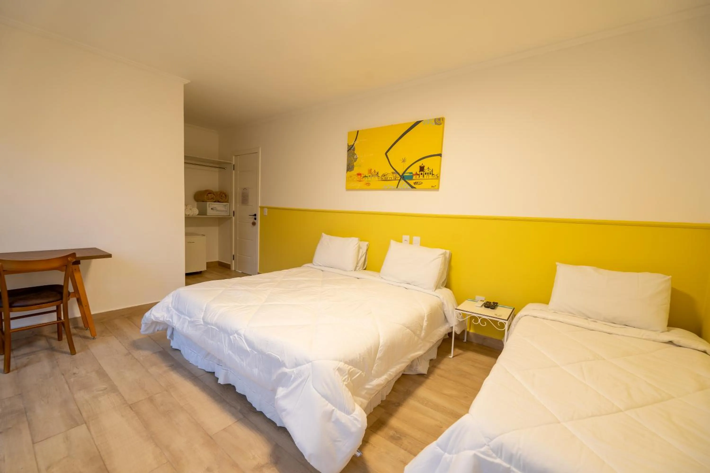 Bed in Pousada Cabore