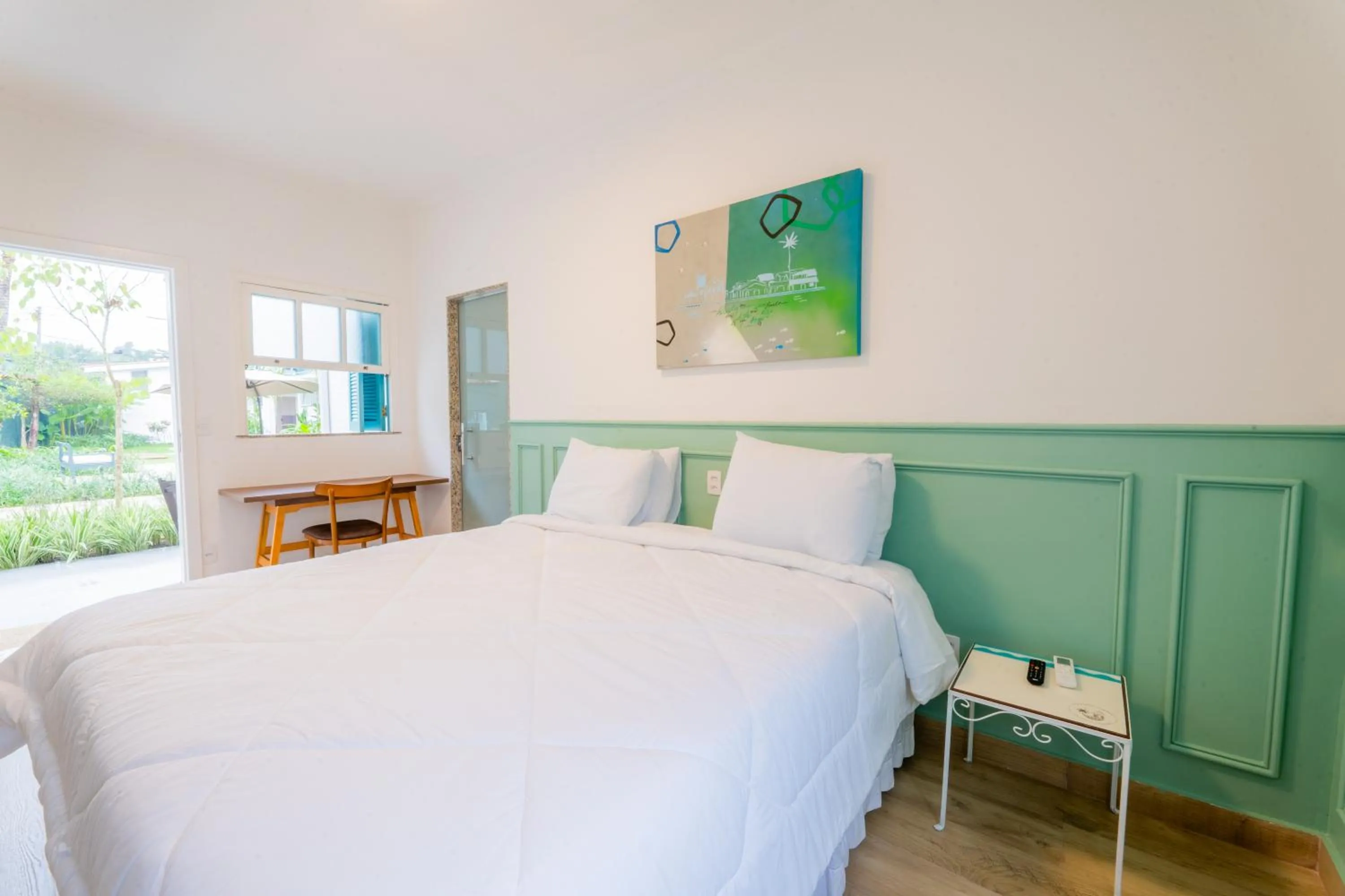 Bed in Pousada Cabore