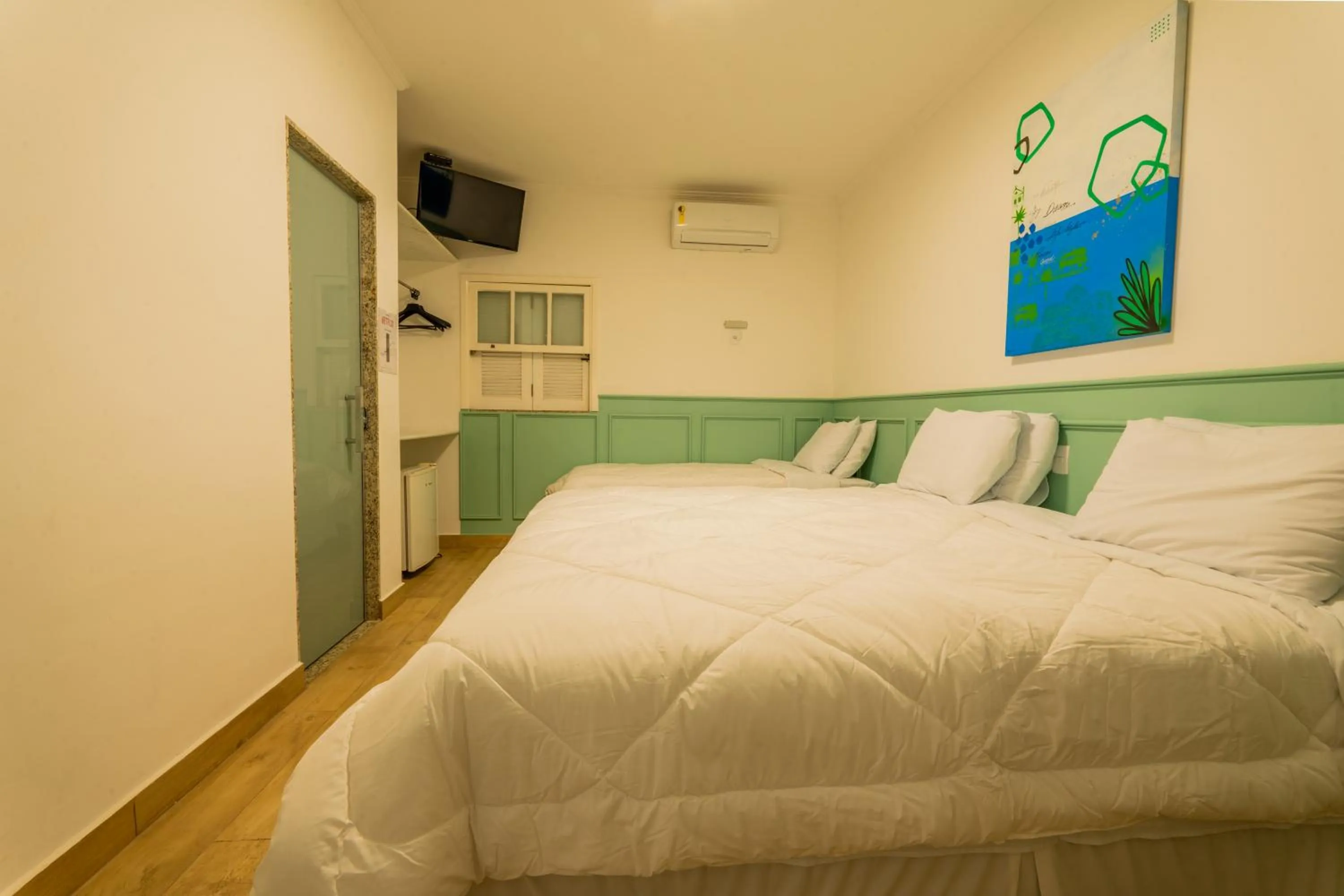 Bed in Pousada Cabore