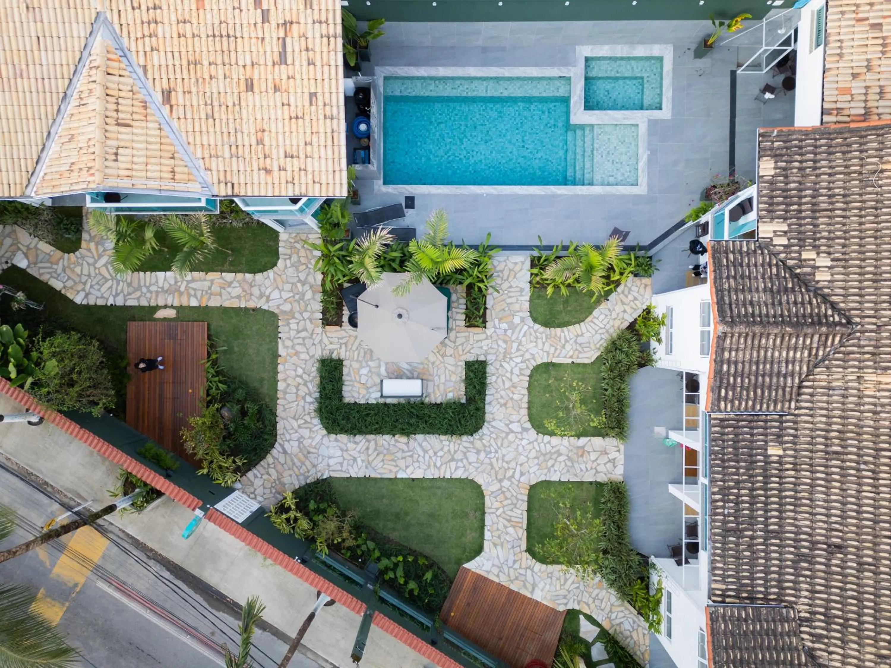 Bird's eye view in Pousada Cabore