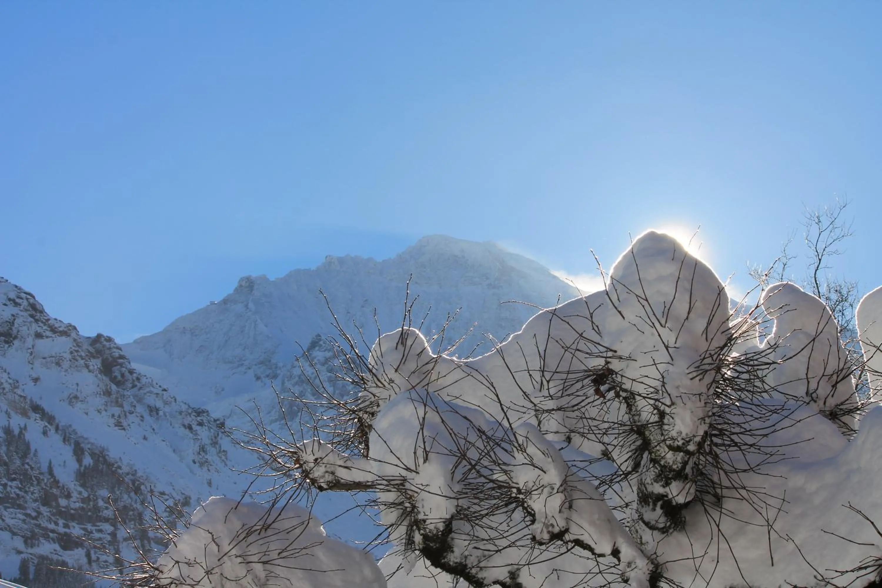 Winter in Swiss Lodge Hotel Bernerhof
