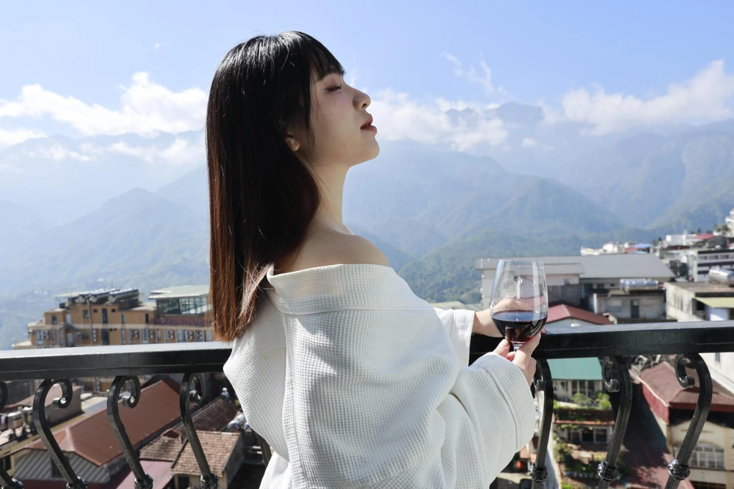 View (from property/room) in Delta Sapa Hotel - Old Quarter Center