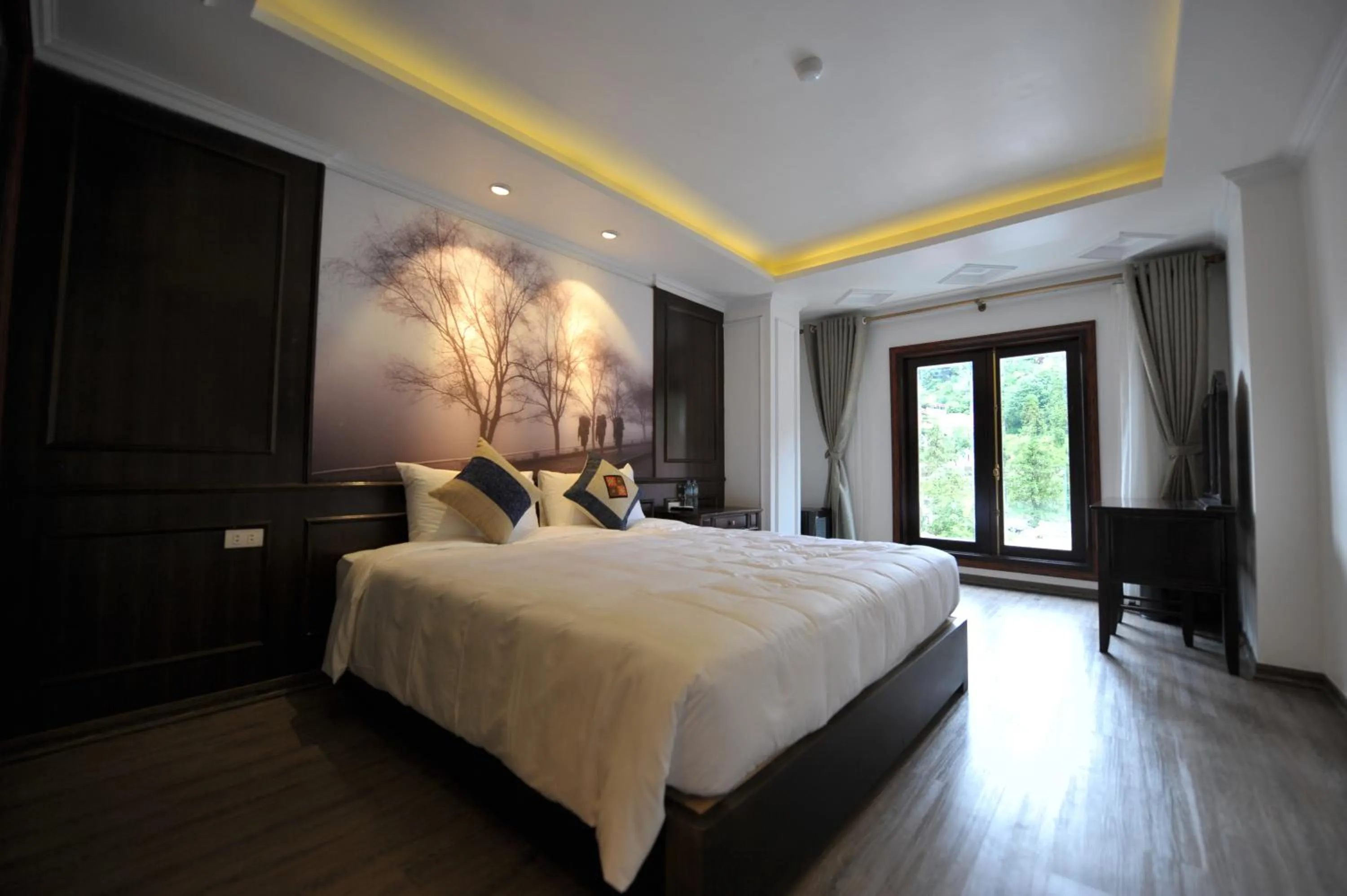 Mountain view, Bed in Delta Sapa Hotel - Old Quarter Center