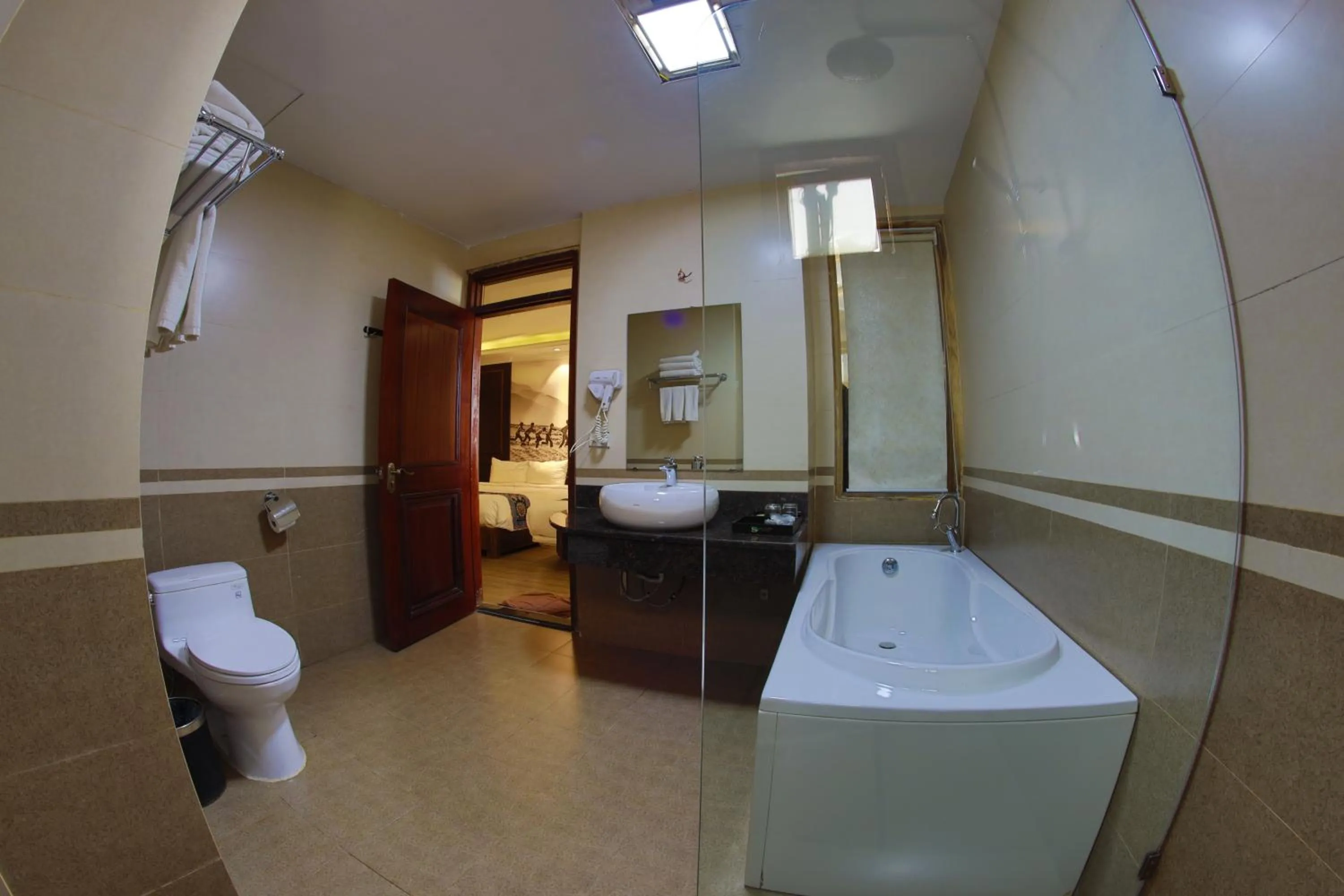 Shower in Delta Sapa Hotel - Old Quarter Center