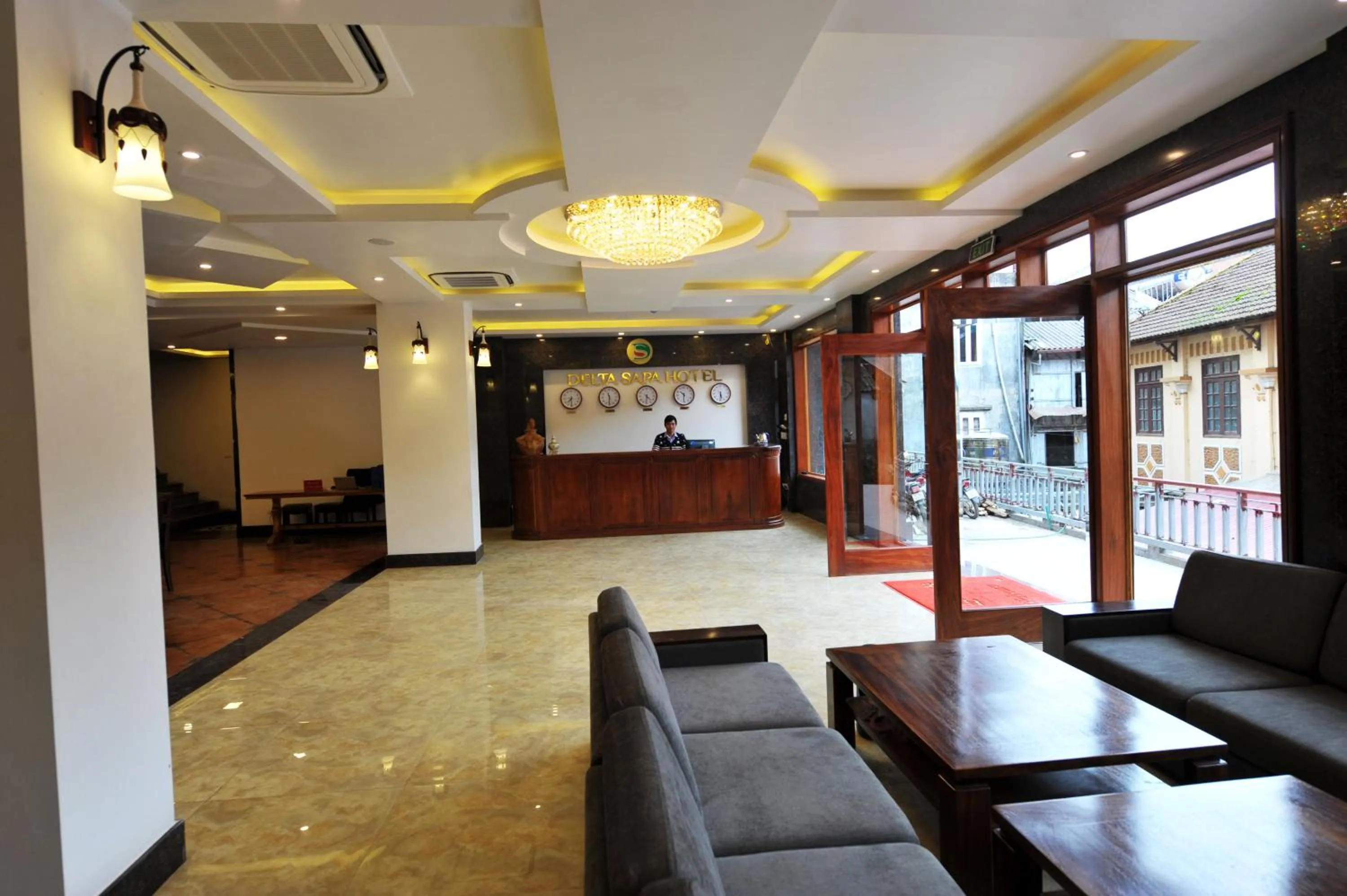 Lobby or reception in Delta Sapa Hotel - Old Quarter Center