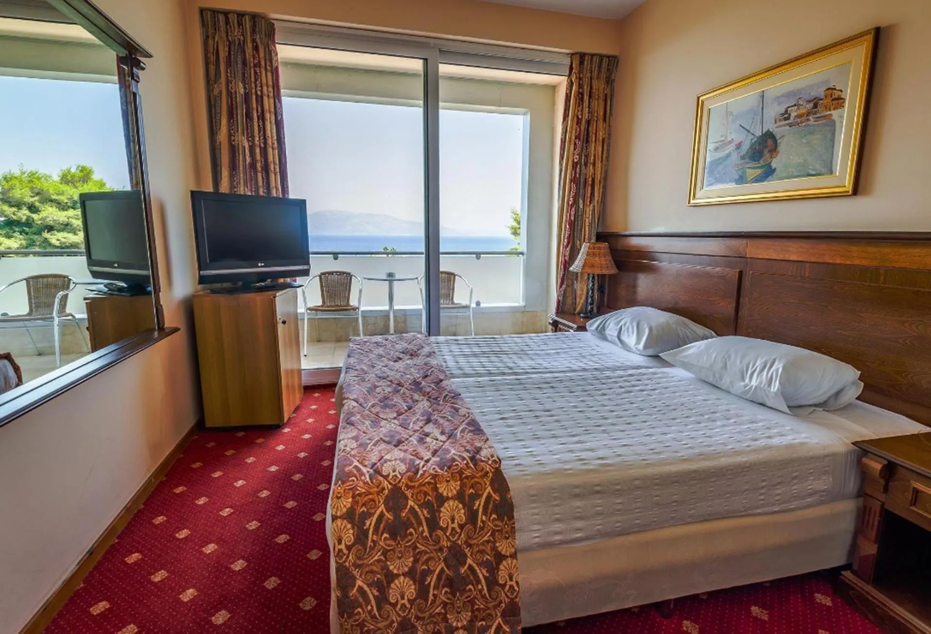 Bed in Dolphin Resort & Conference