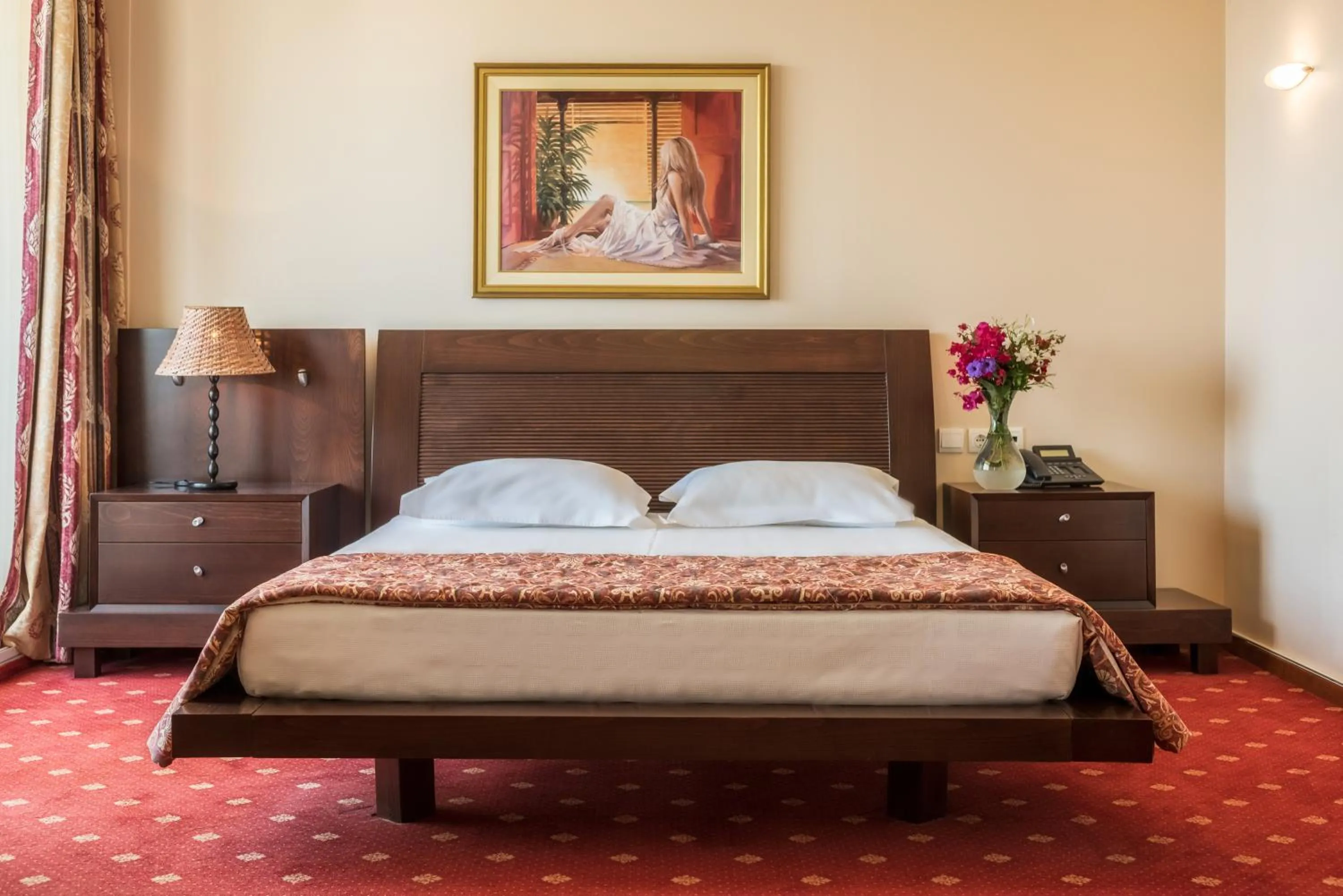 Bed in Dolphin Resort & Conference