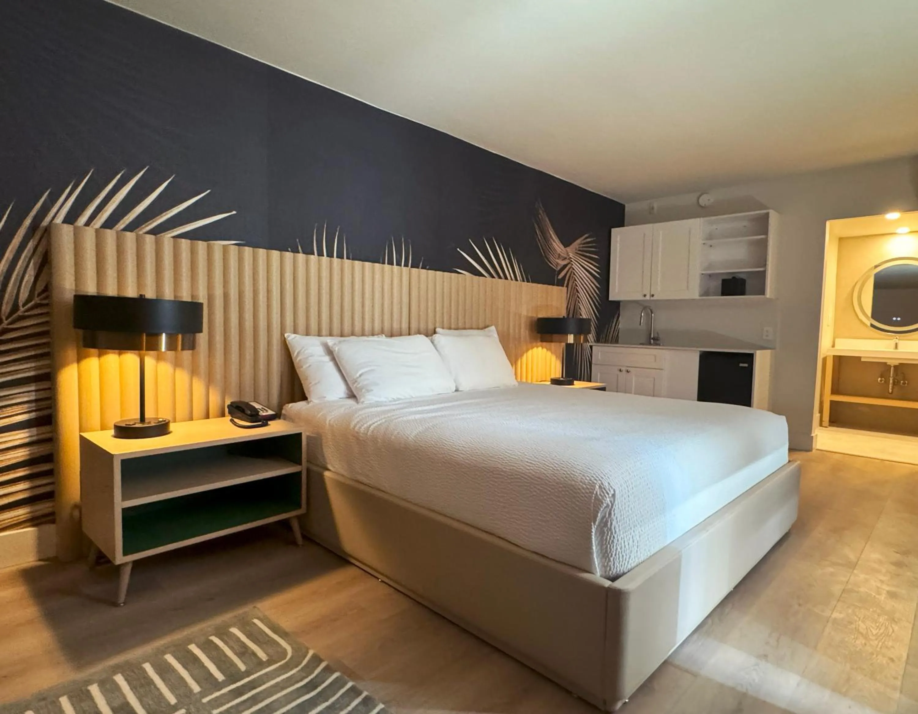 Bed in The Harrison Downtown Hollywood