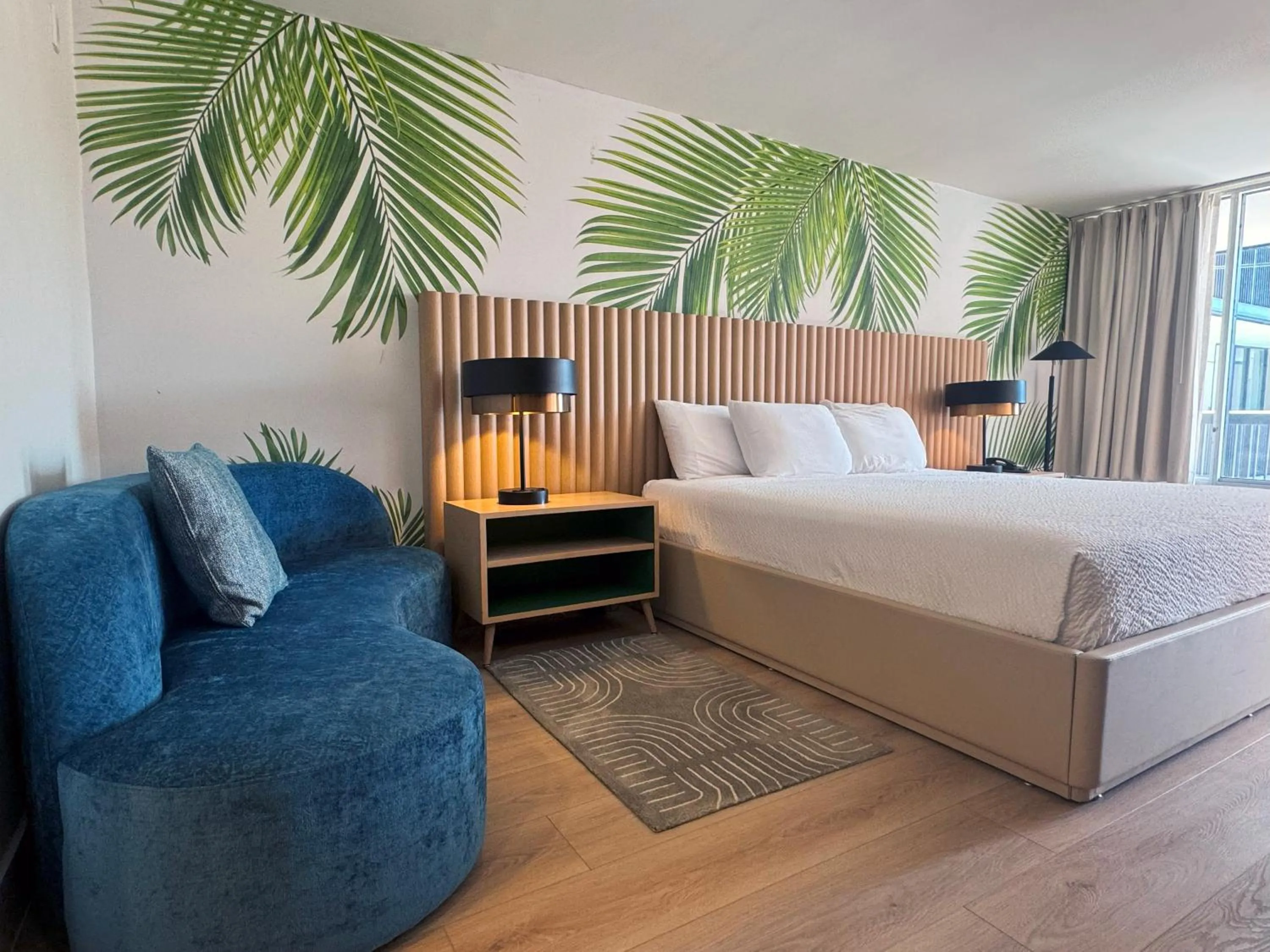 Bed in The Harrison Downtown Hollywood