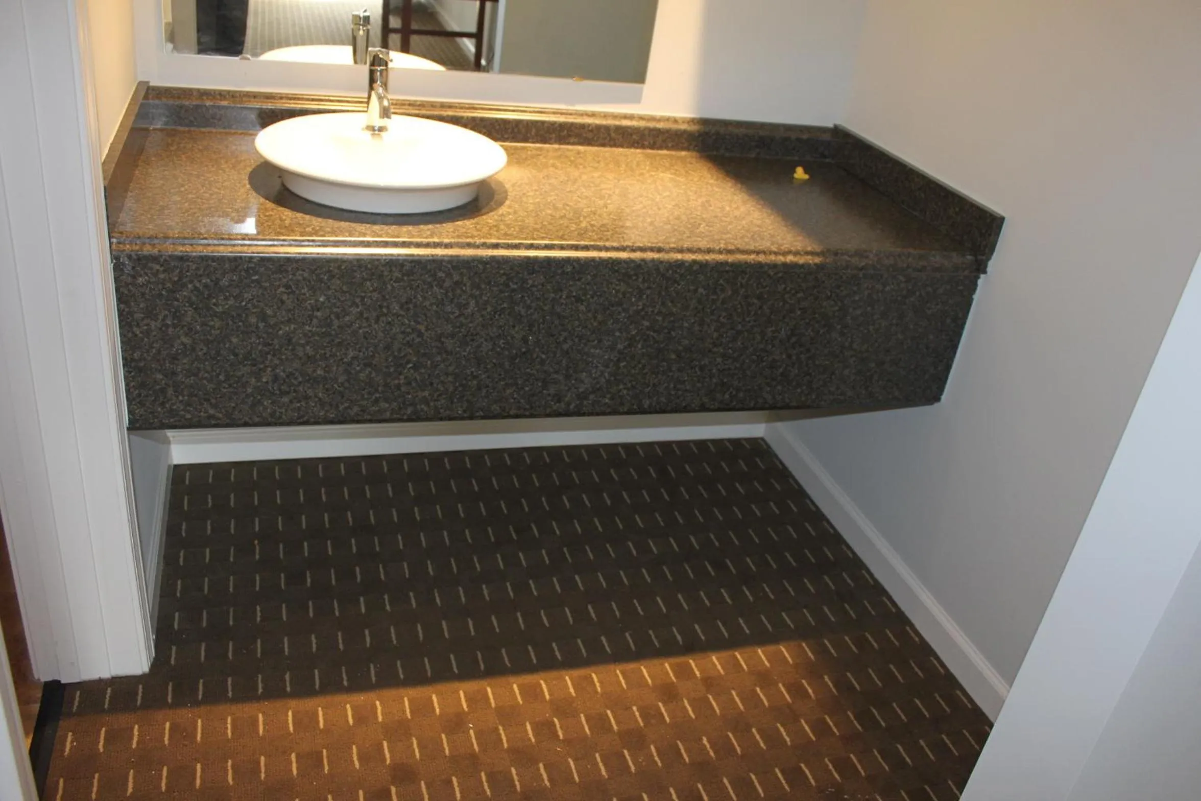 Bathroom in Knights Inn Indianapolis