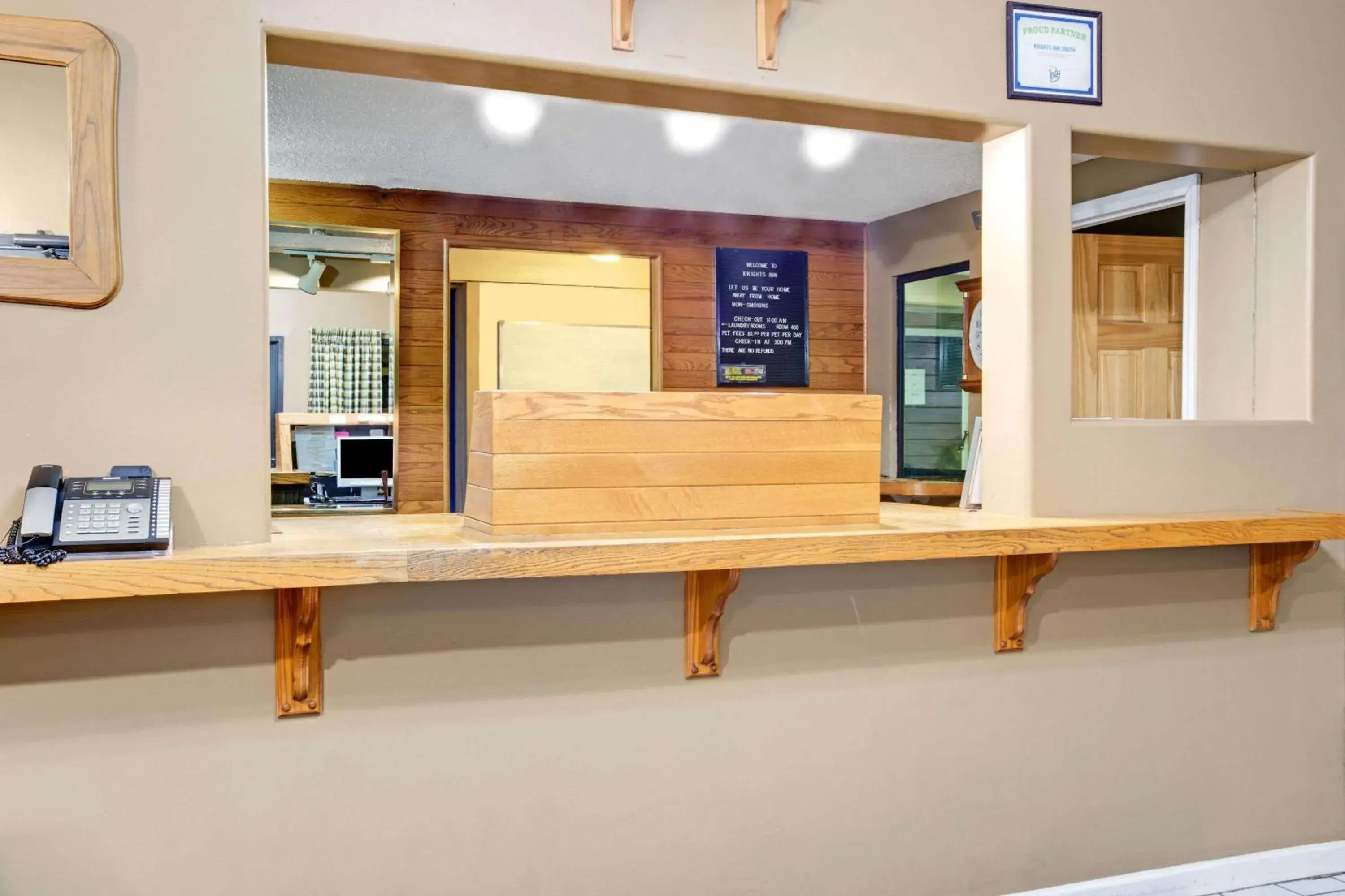 Lobby or reception in Knights Inn Indianapolis Lobby or reception in Knights Inn Indianapolis