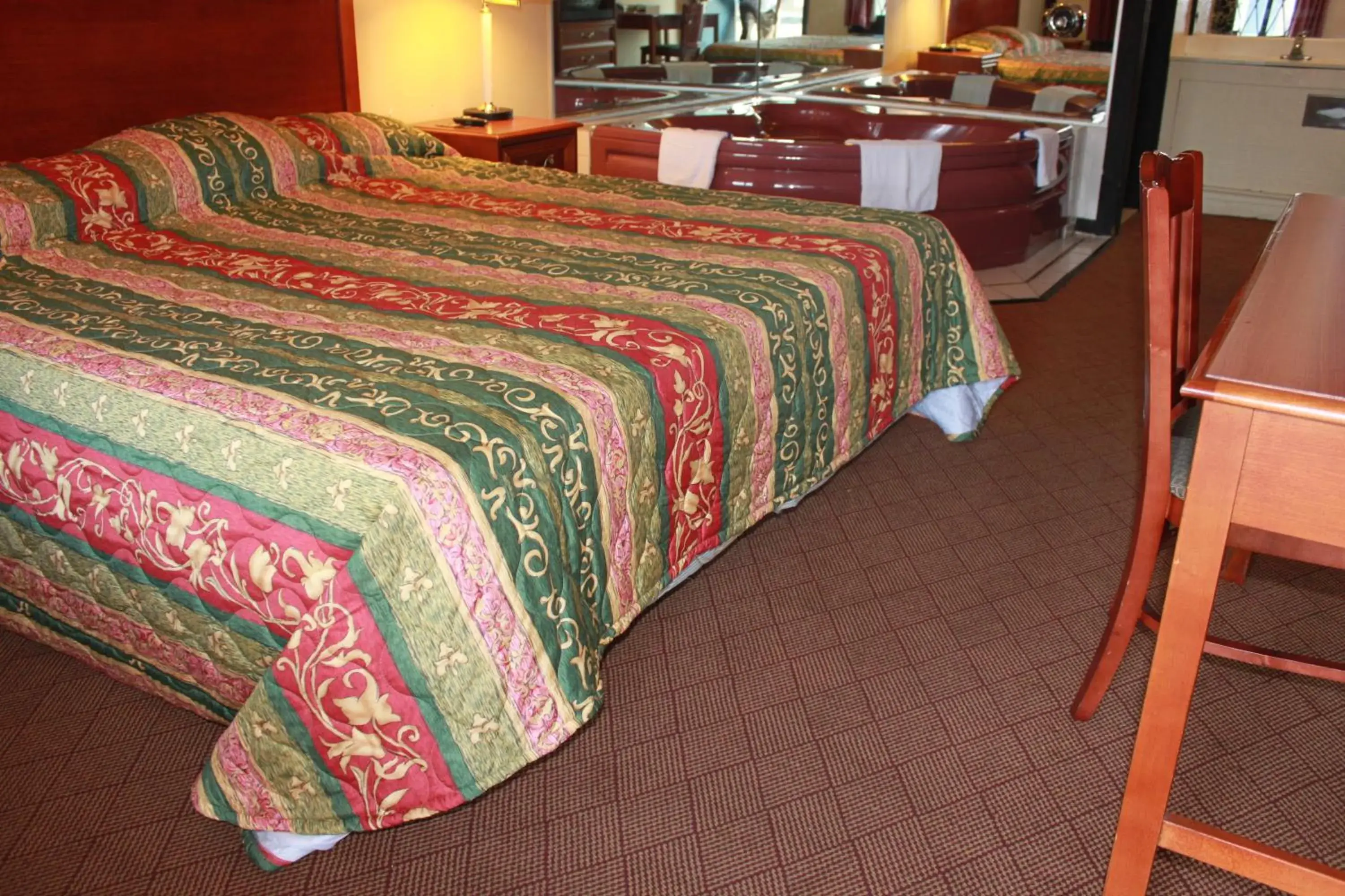 Bedroom, Bed in Knights Inn Indianapolis Bedroom, Bed in Knights Inn Indianapolis