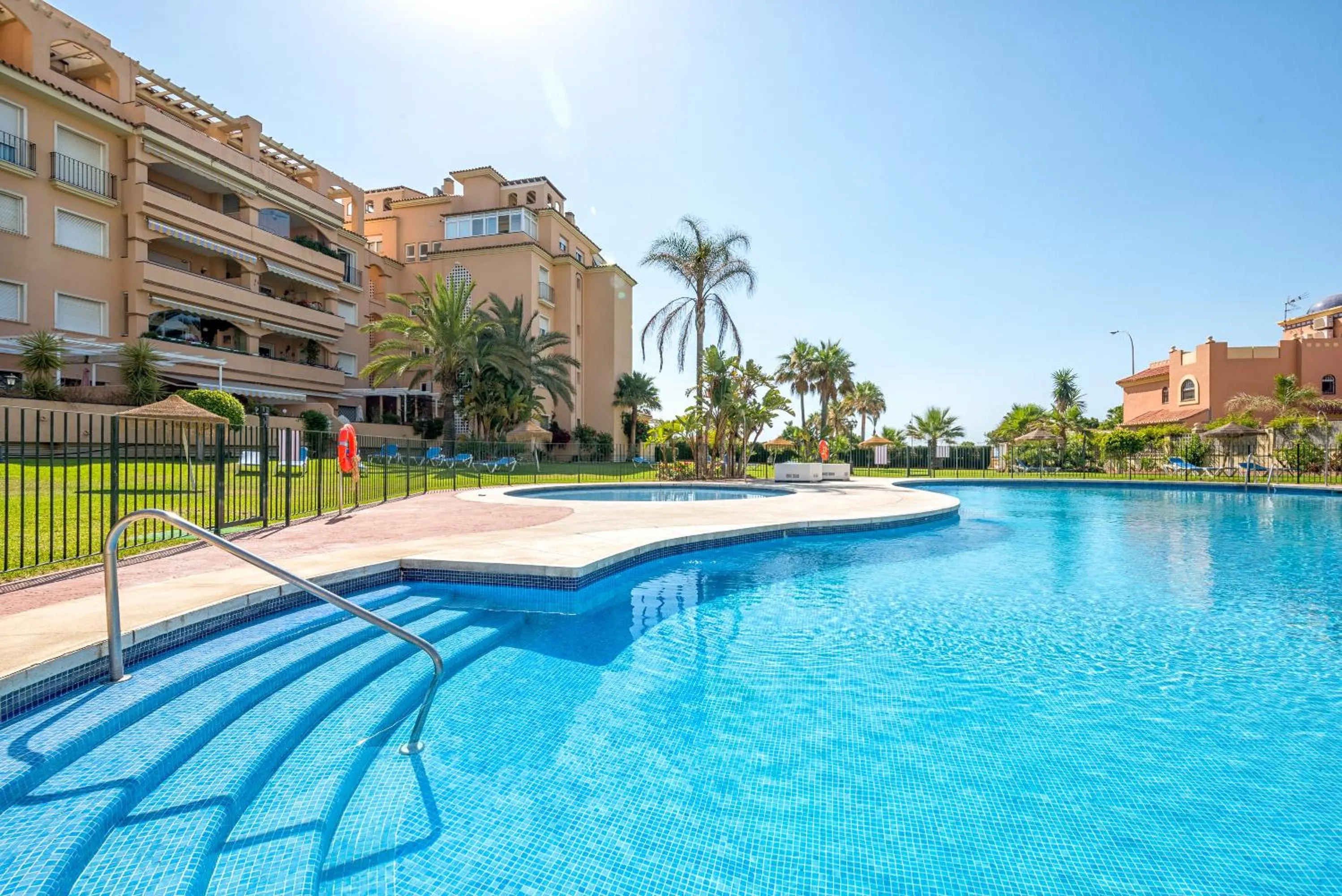 Swimming pool in iloftmalaga Ático Playa de los Álamos