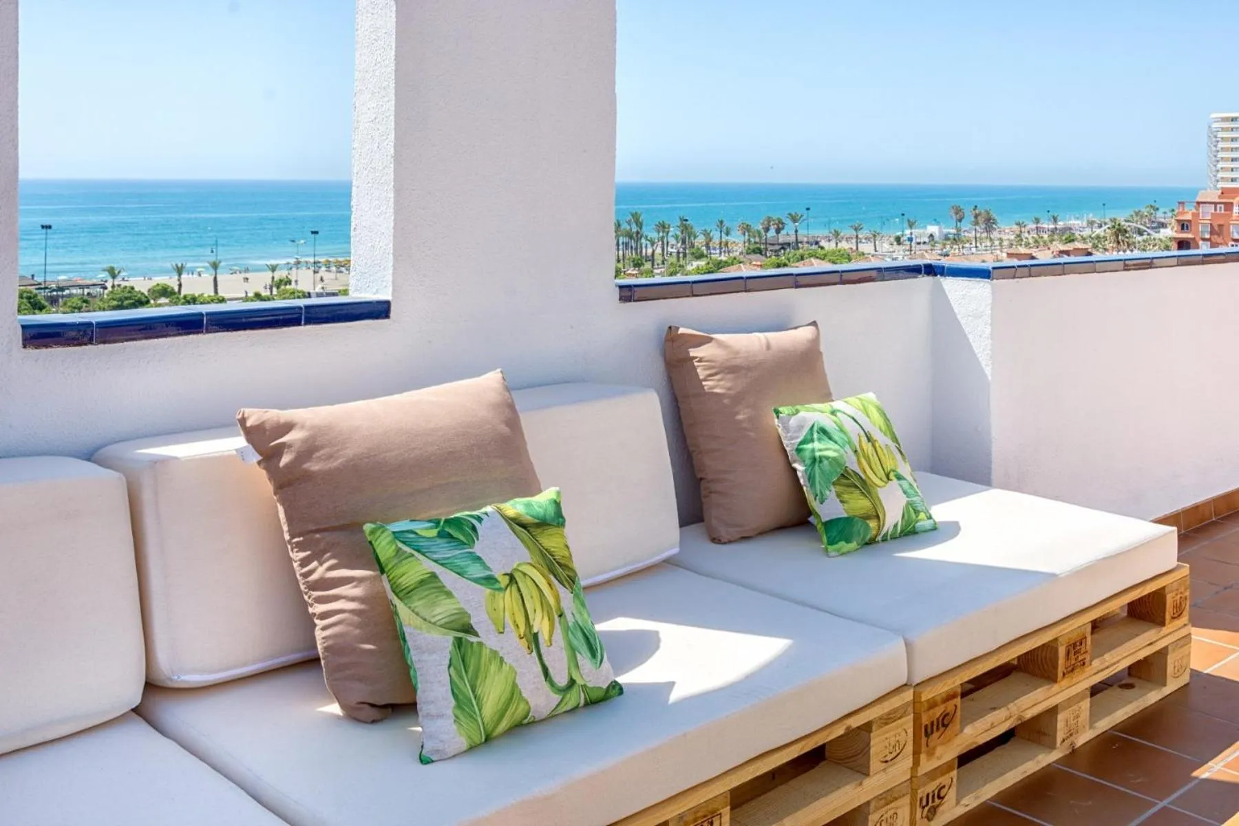 Balcony/Terrace in iloftmalaga Ático Playa de los Álamos