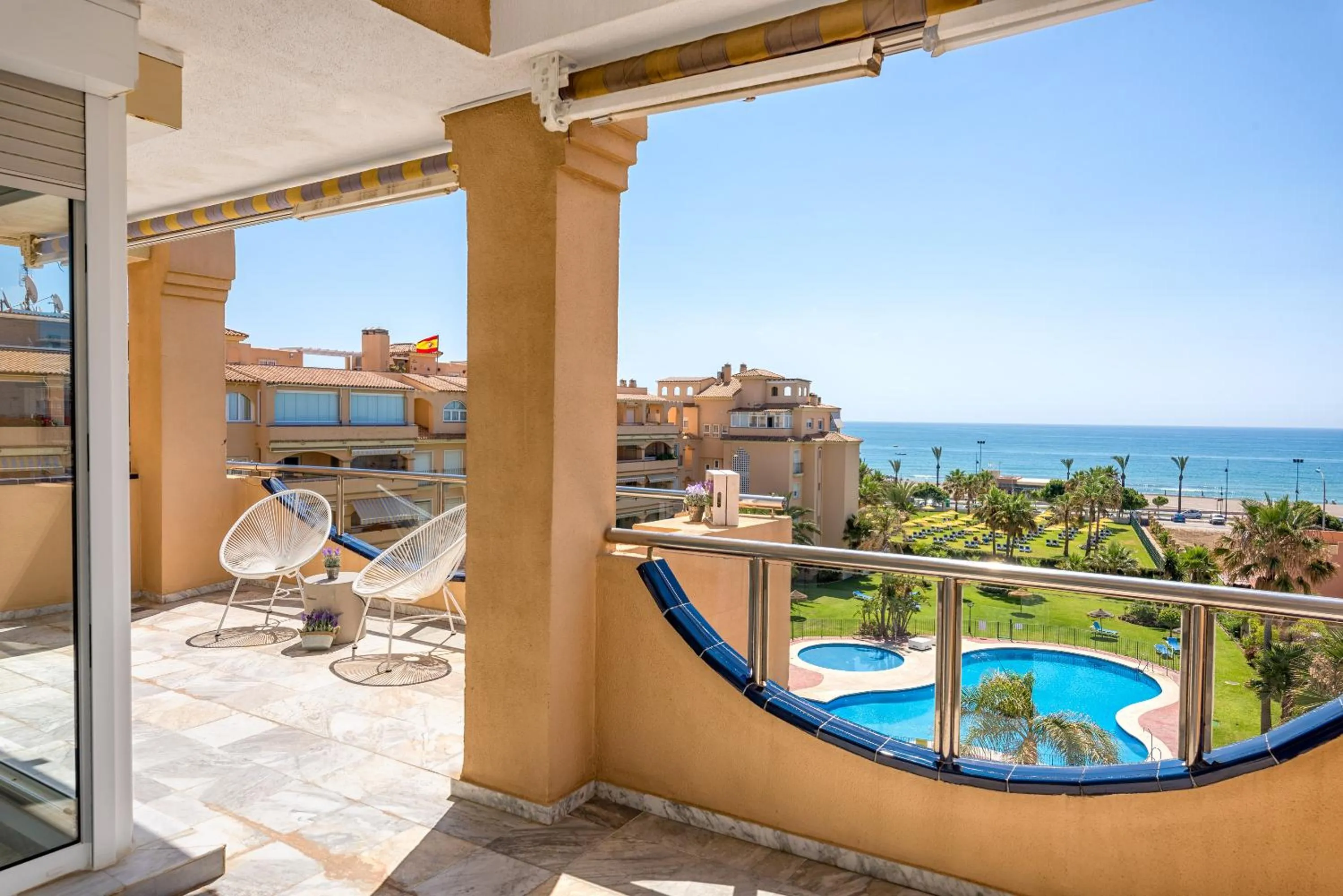 Balcony/Terrace in iloftmalaga Ático Playa de los Álamos
