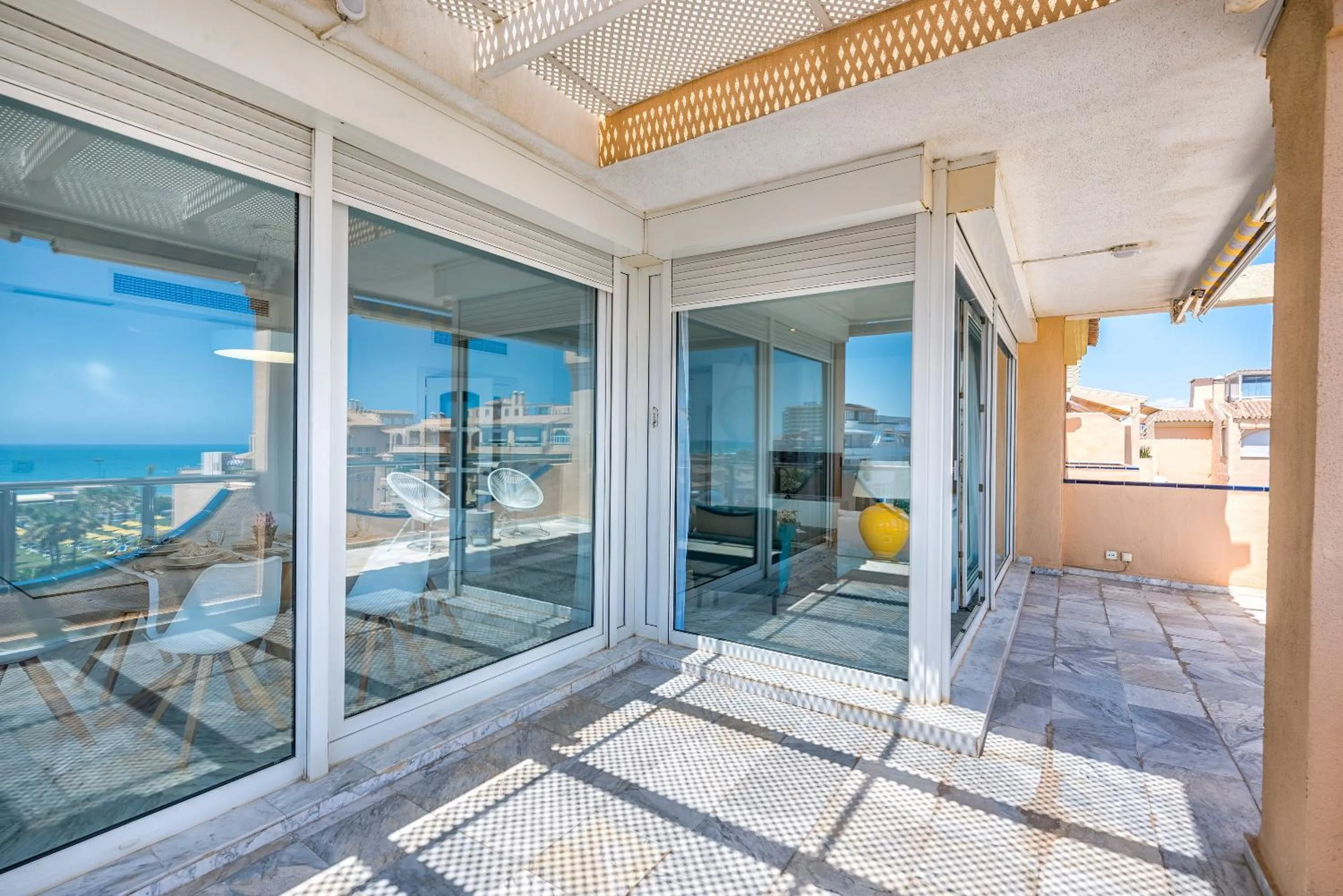 Balcony/Terrace in iloftmalaga Ático Playa de los Álamos