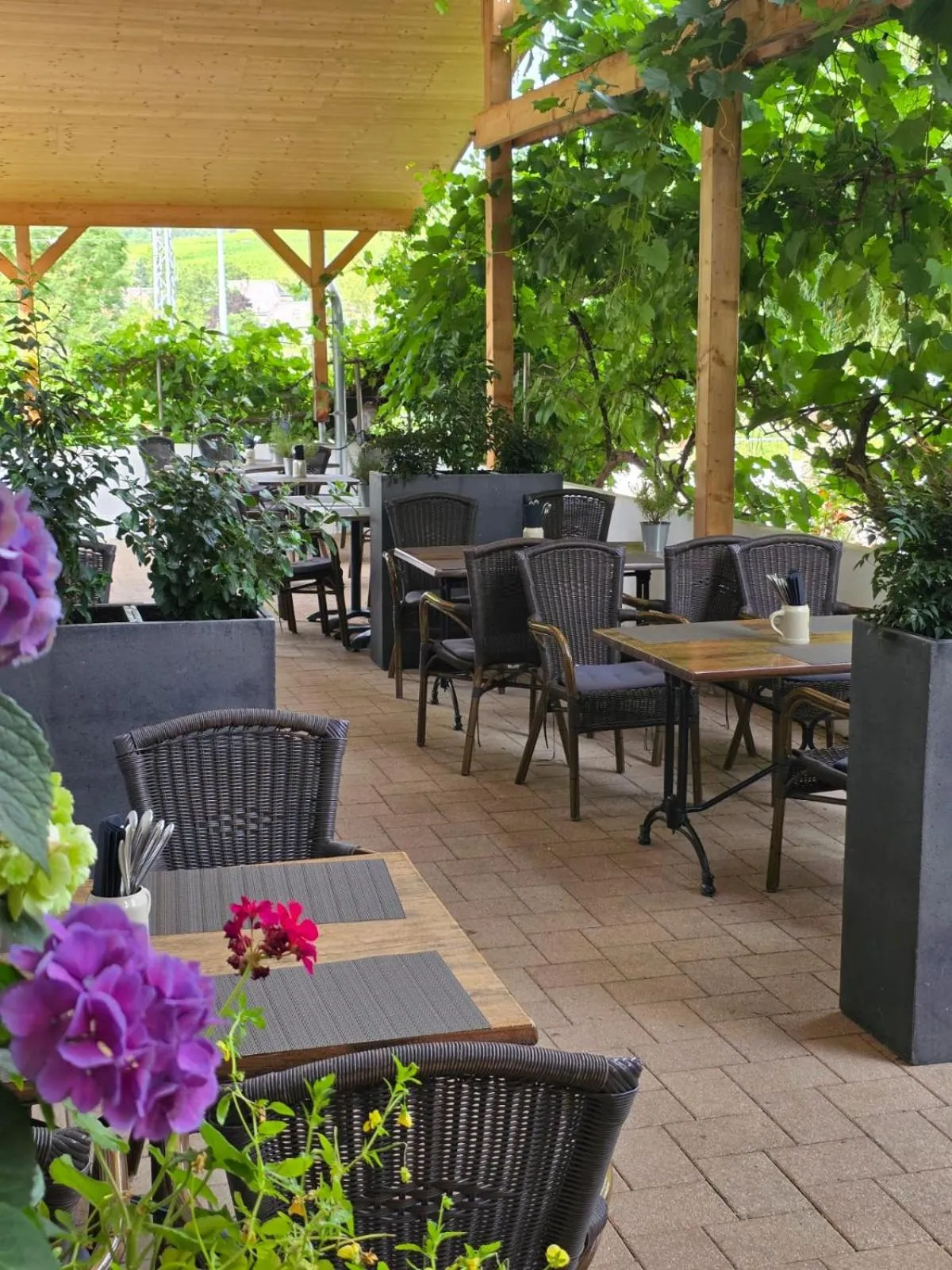 Restaurant/places to eat in Wein Erlebnis Hotel Maimühle