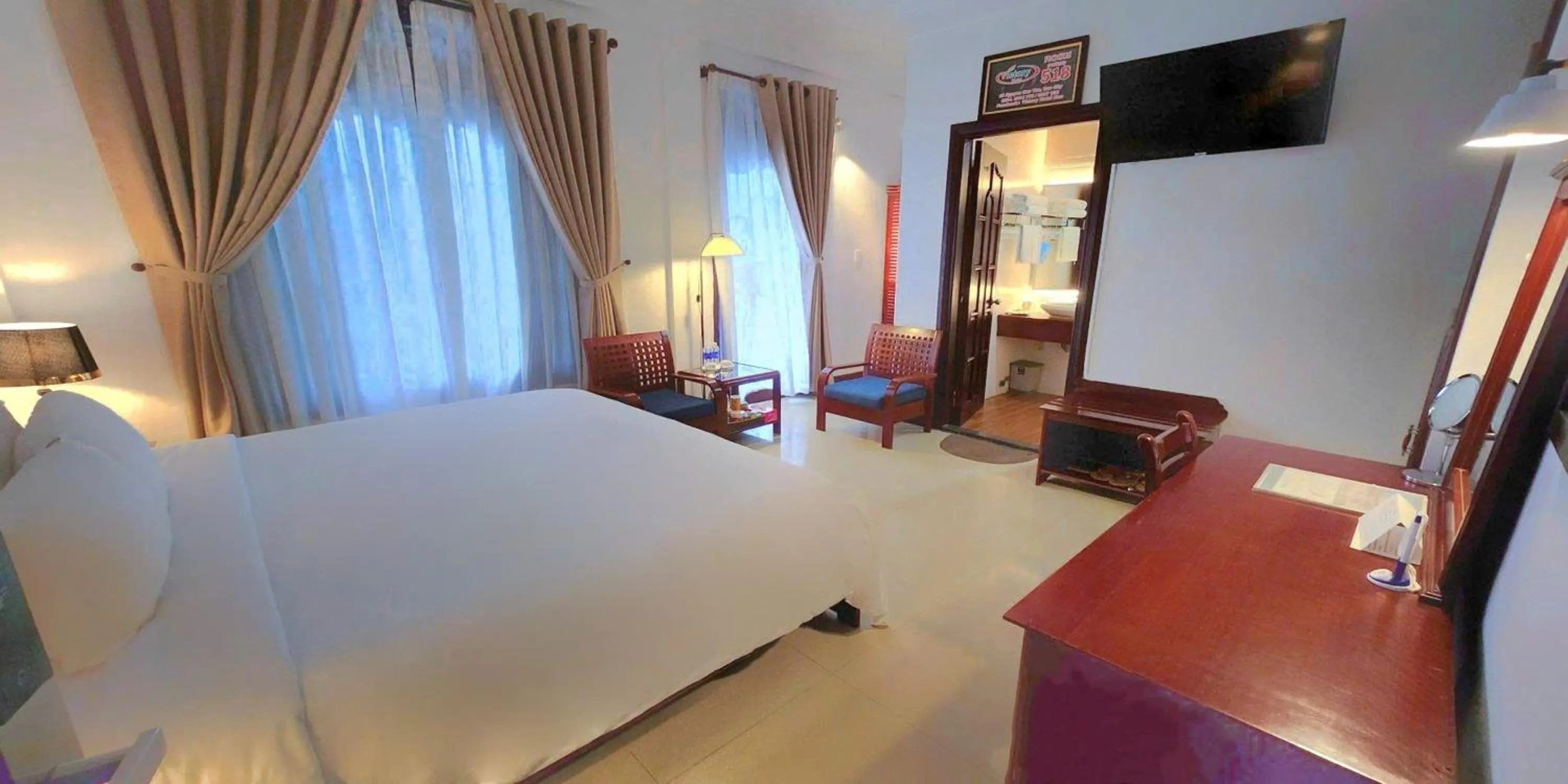 Bed in Victory Hotel