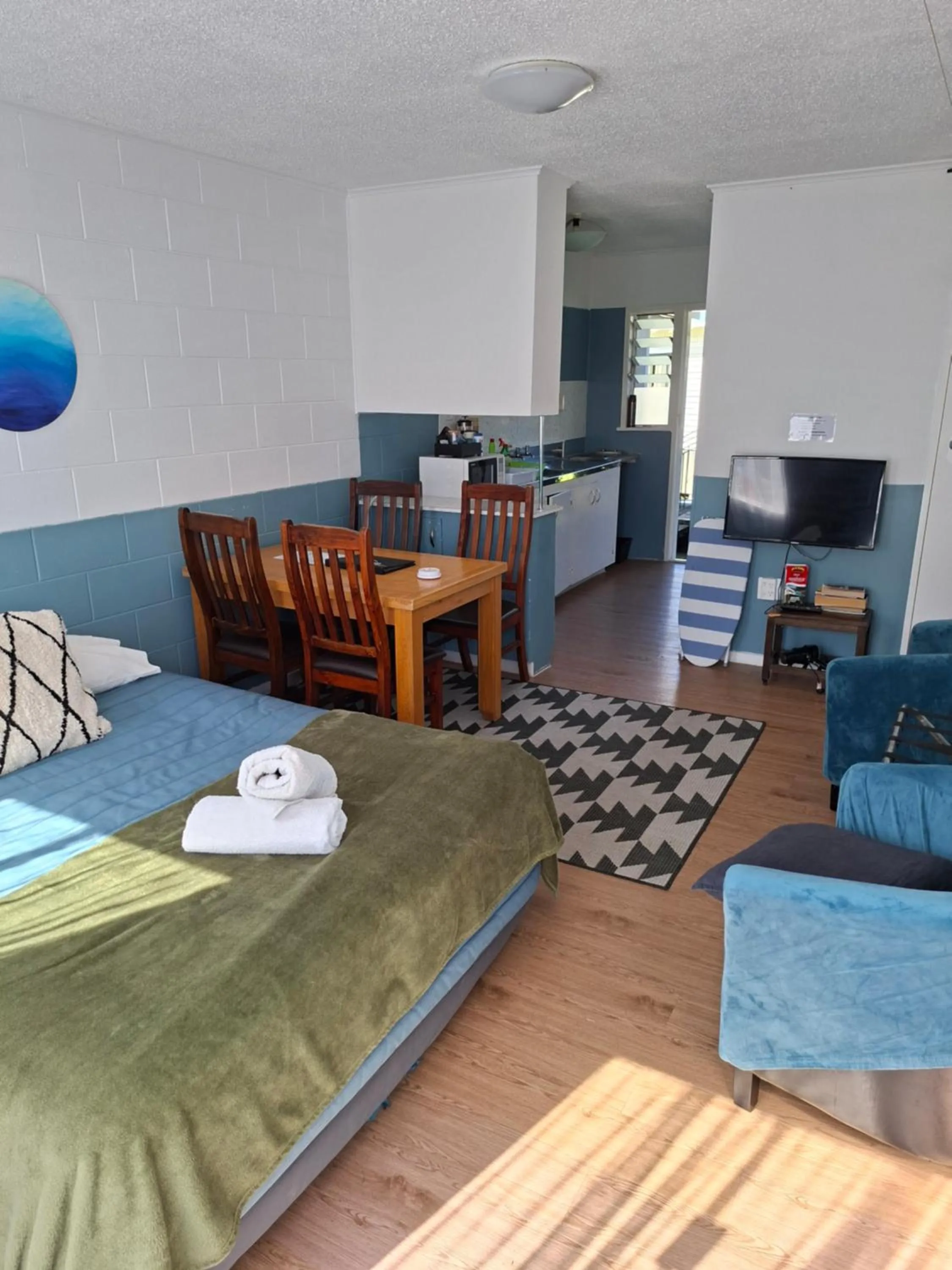 Bed in Aarangi Tui Motel