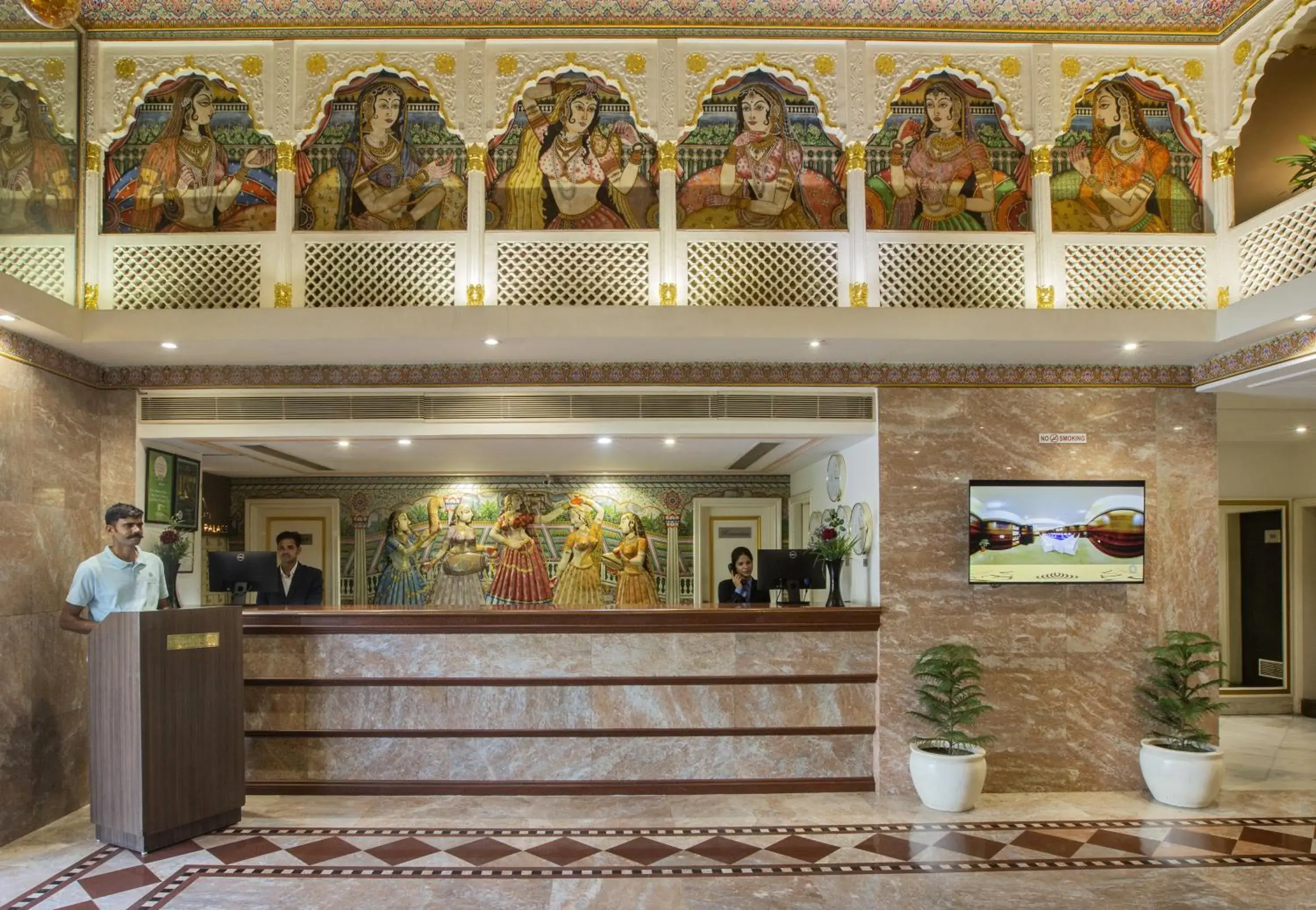Lobby or reception in Vesta Maurya Palace Lobby or reception in Vesta Maurya Palace