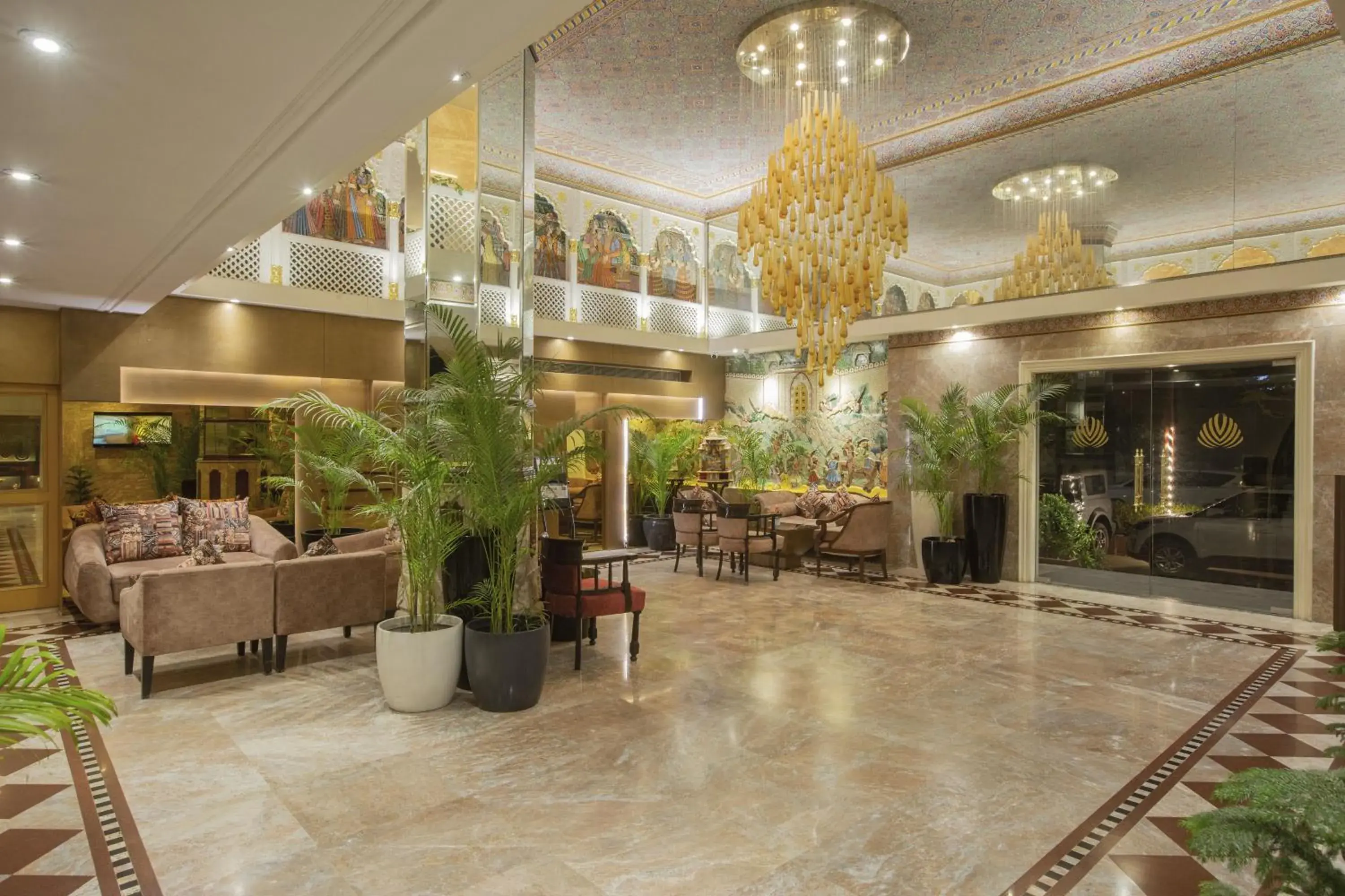 Lobby or reception in Vesta Maurya Palace Lobby or reception in Vesta Maurya Palace