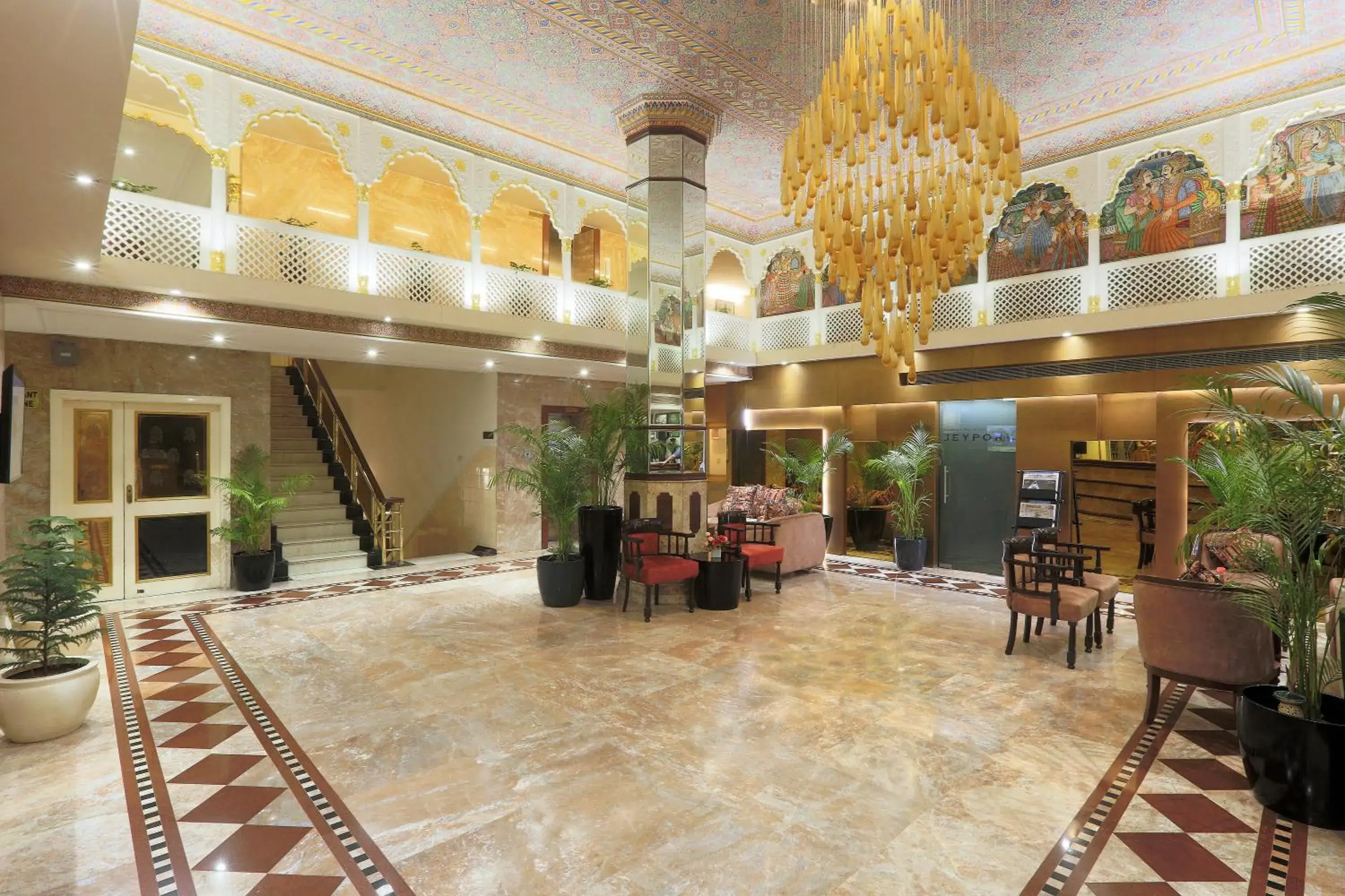 Lobby or reception in Vesta Maurya Palace Lobby or reception in Vesta Maurya Palace