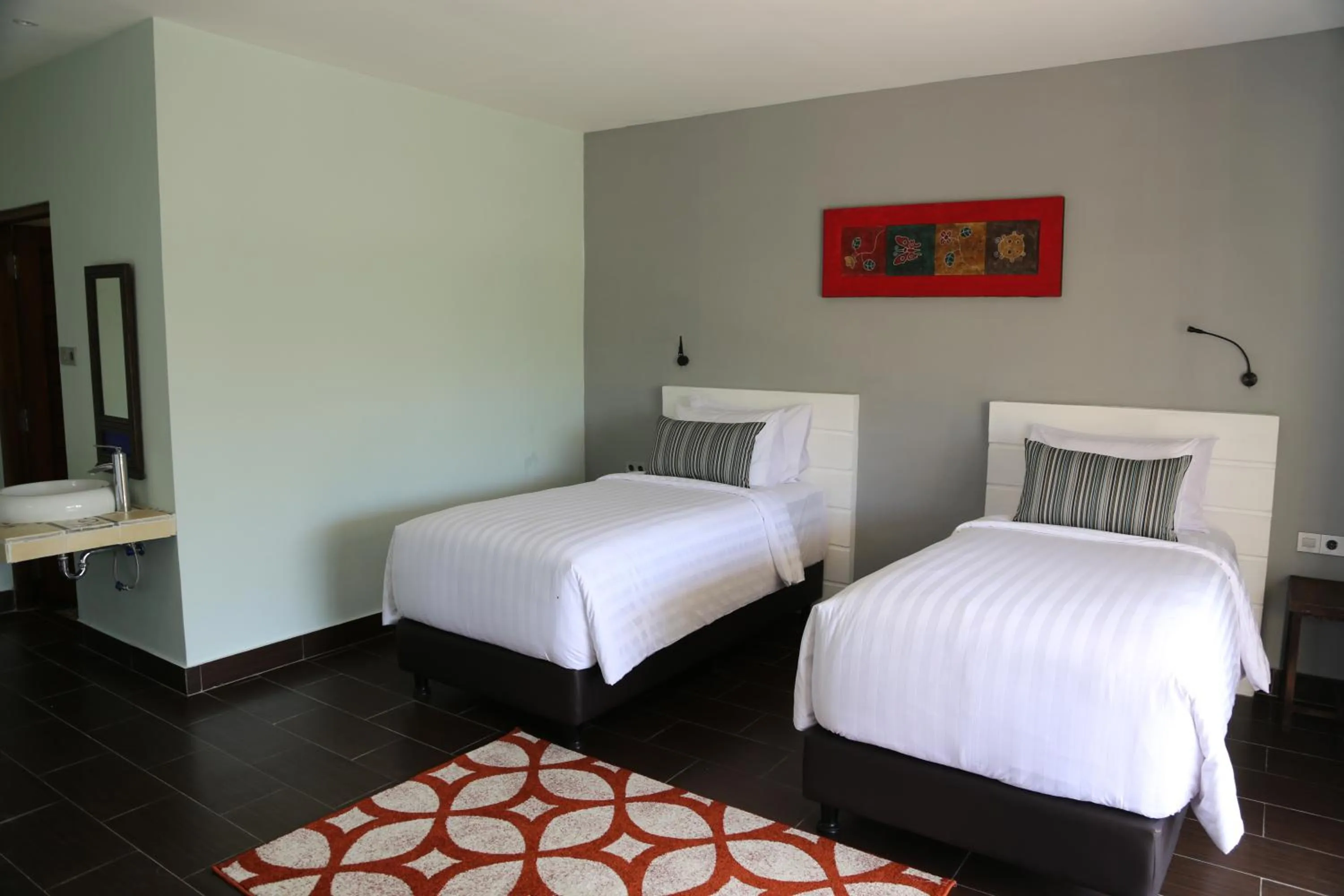 Bed in Borobudurhills