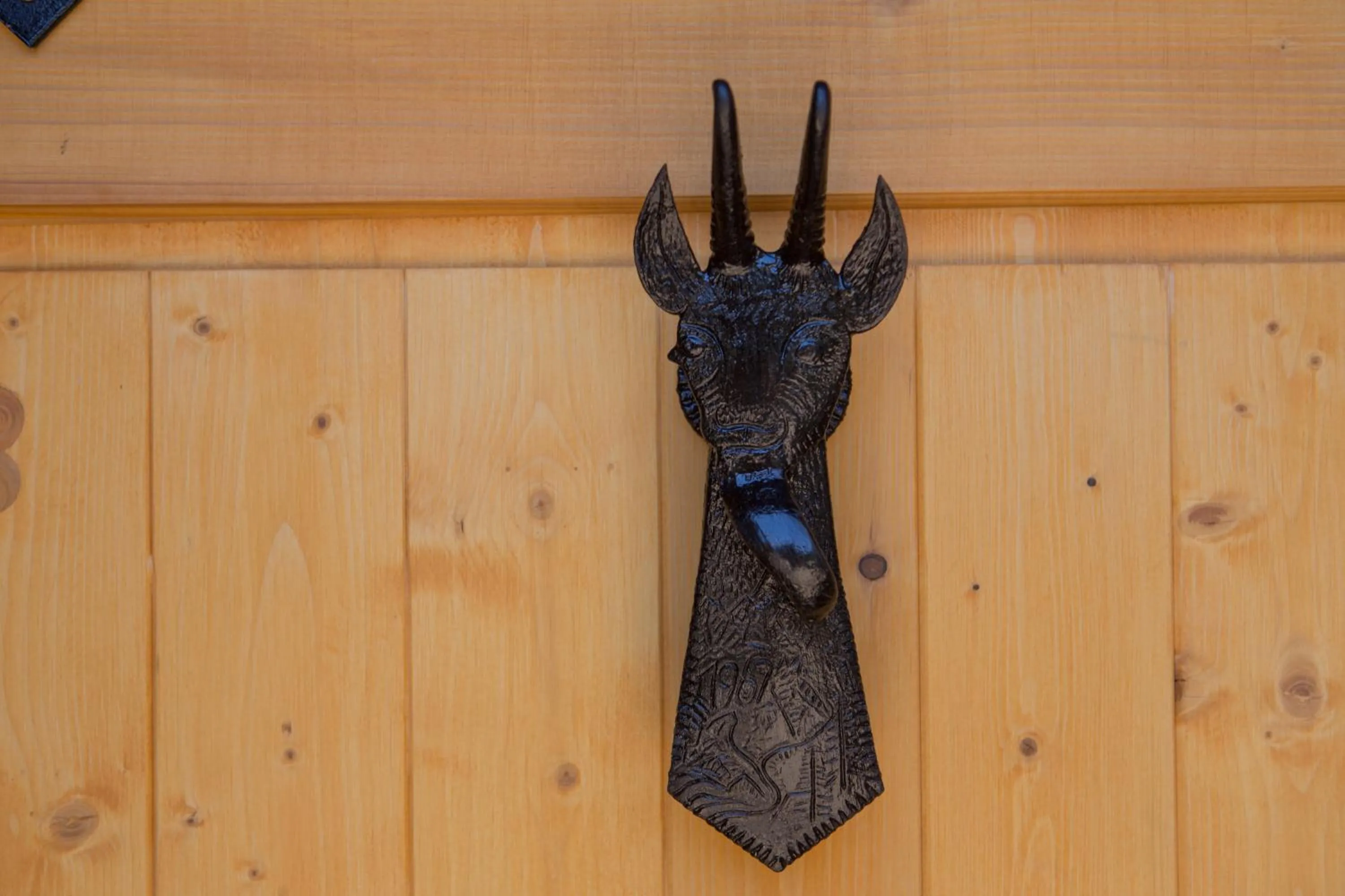 Decorative detail in Koča Bistra - Velika planina