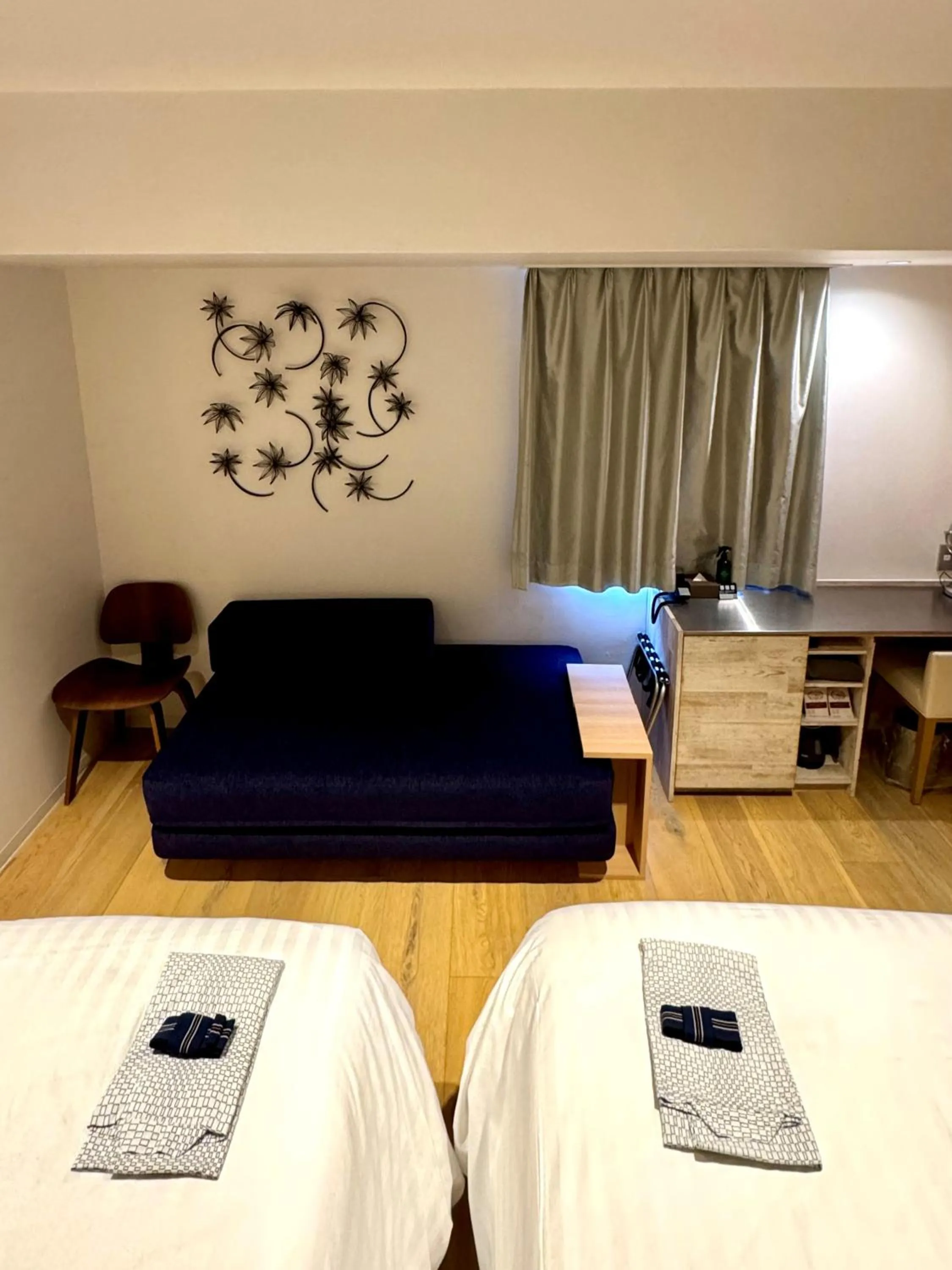 Bed in EN Hotel Shibuya