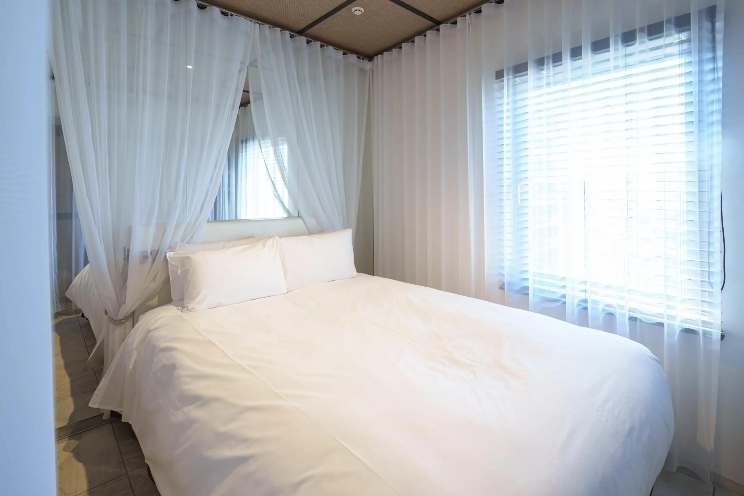 Bed in EN Hotel Shibuya