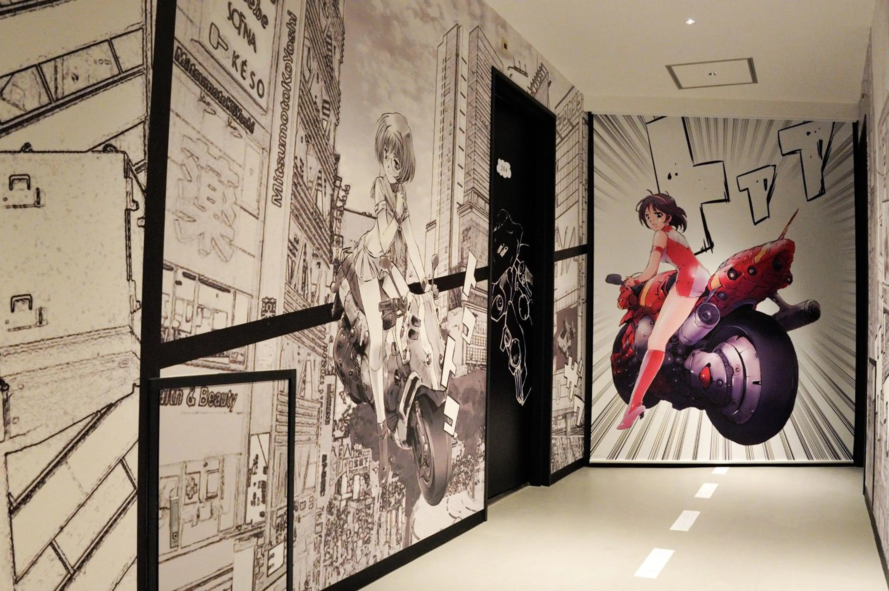 Decorative detail in EN Hotel Shibuya