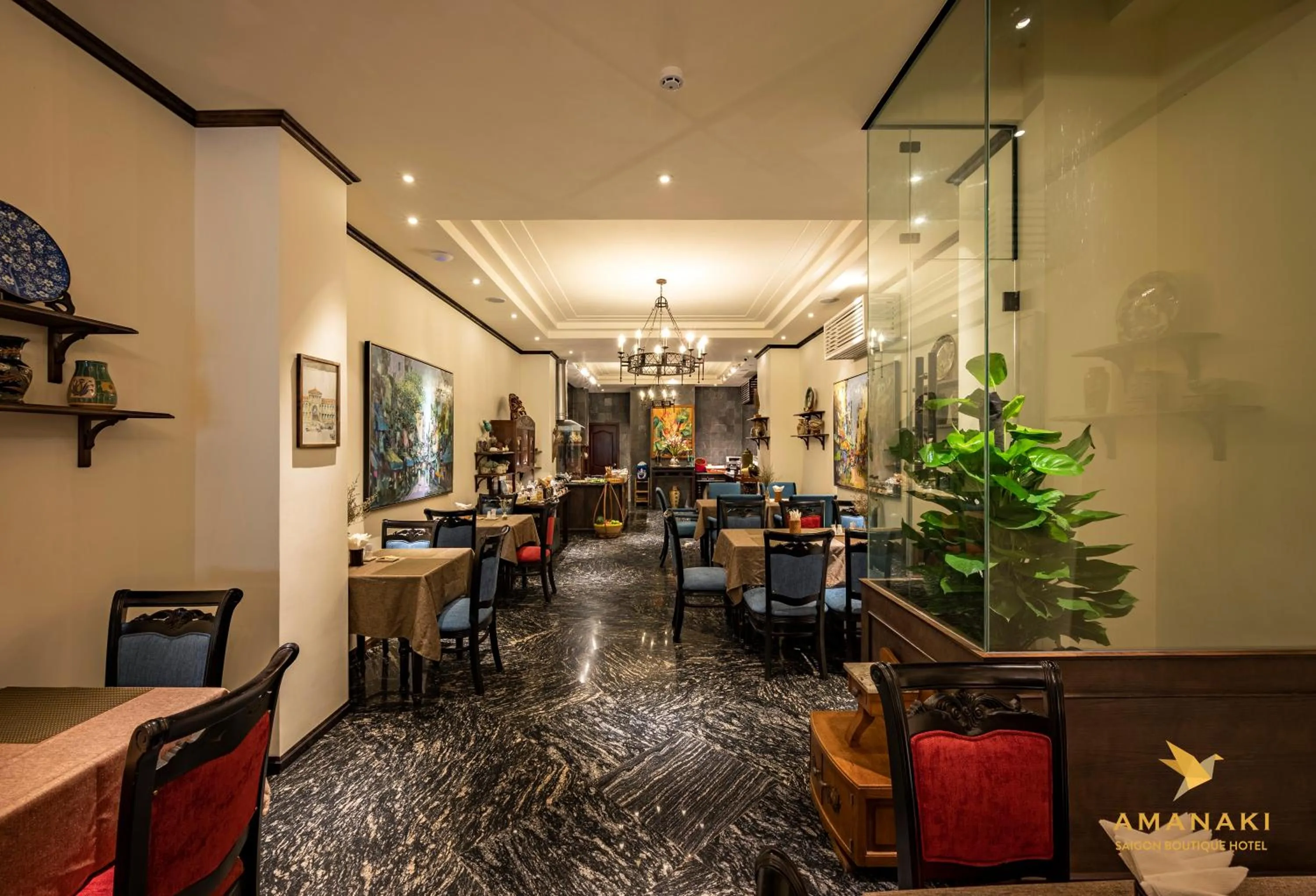 Restaurant/places to eat in Amanaki Saigon Boutique Hotel