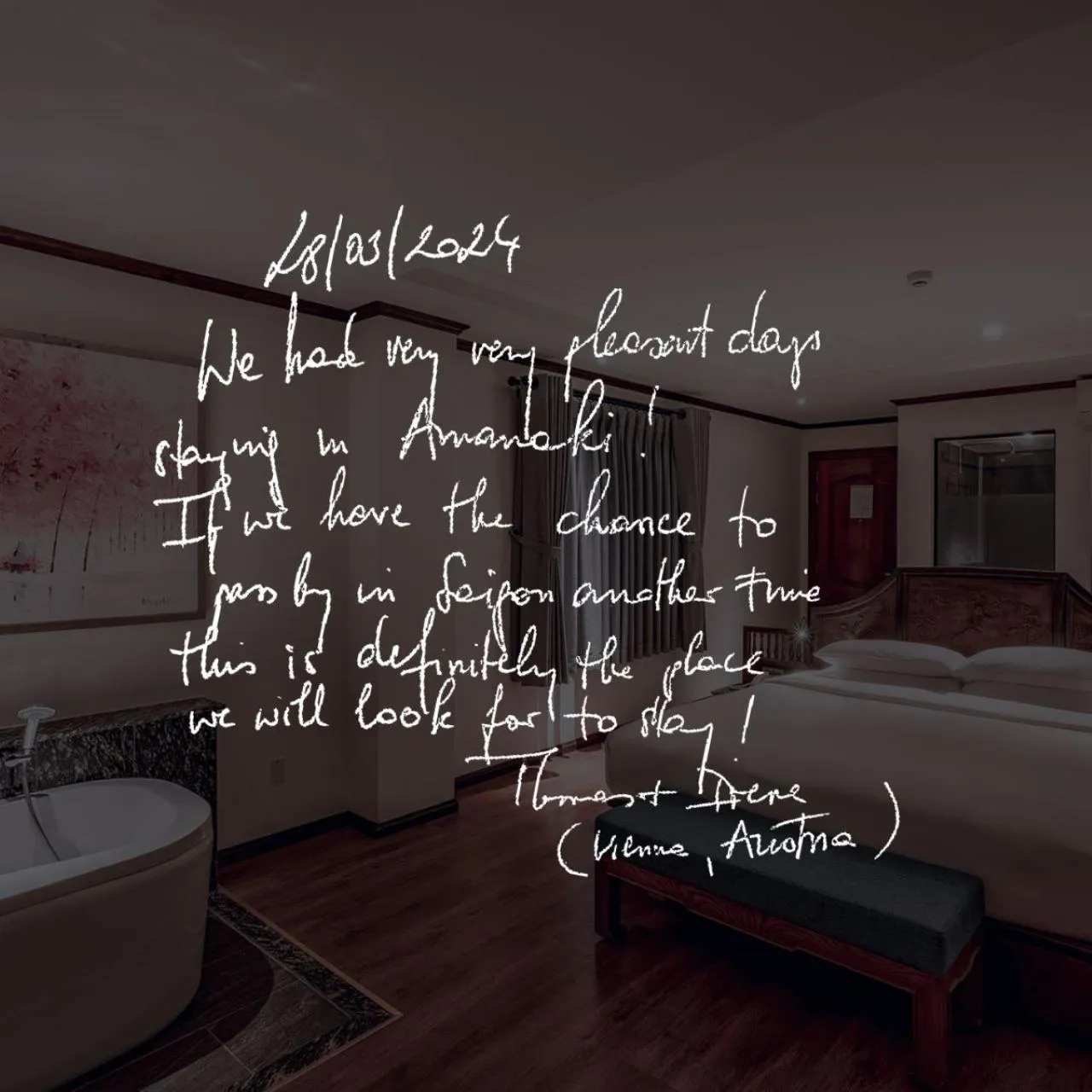 Property building, Bed in Amanaki Saigon Boutique Hotel