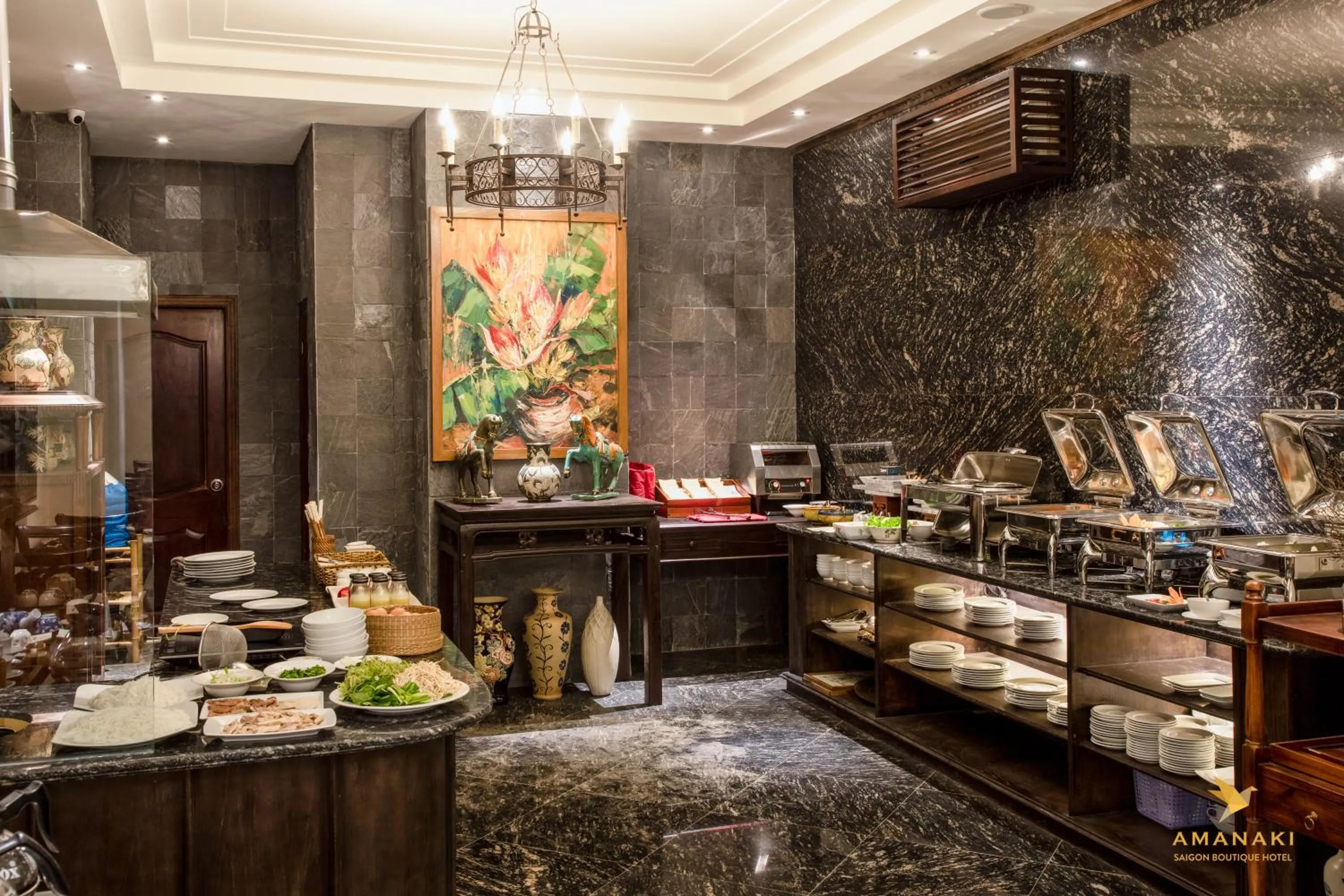 Breakfast in Amanaki Saigon Boutique Hotel