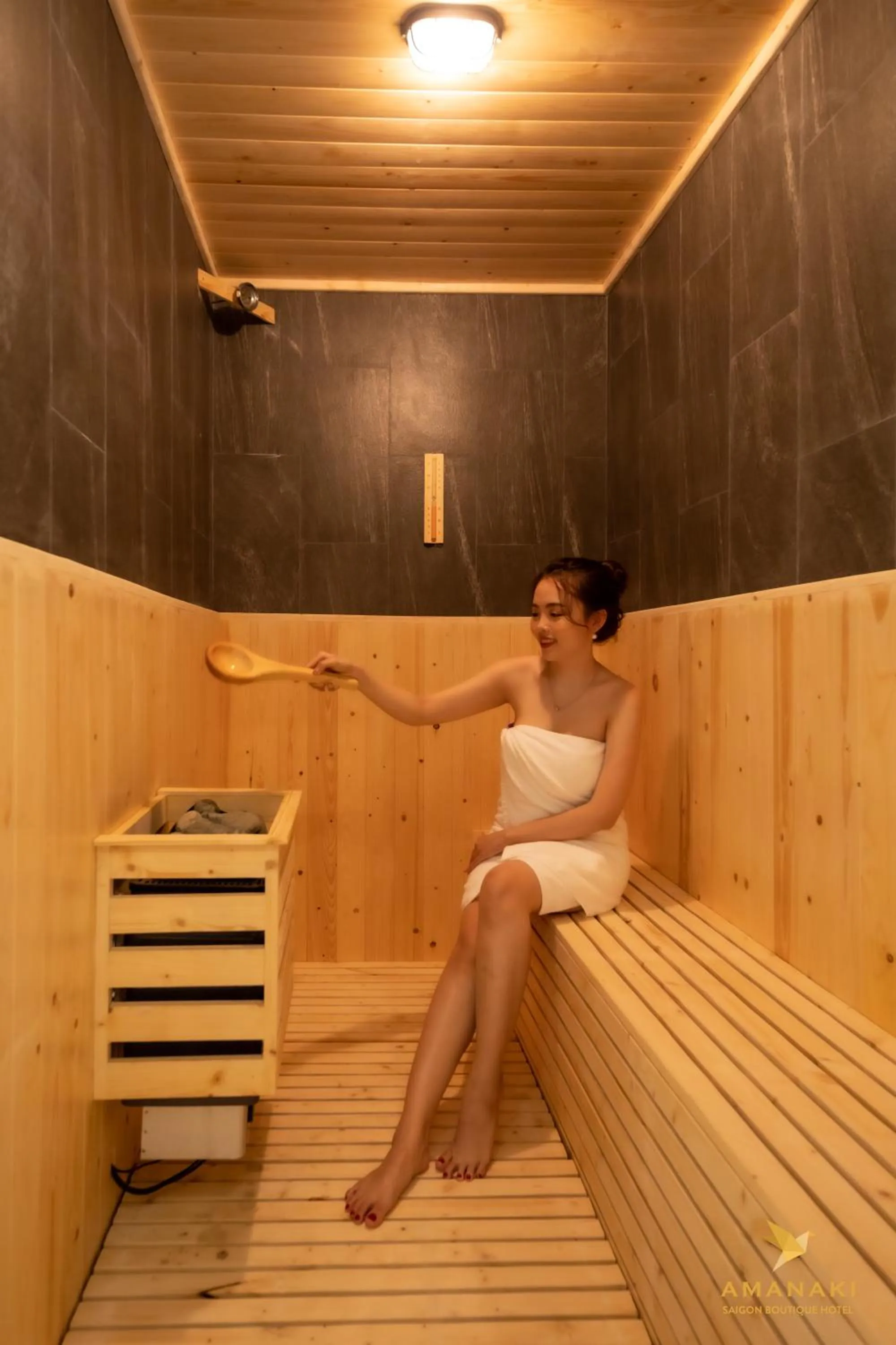 Sauna in Amanaki Saigon Boutique Hotel