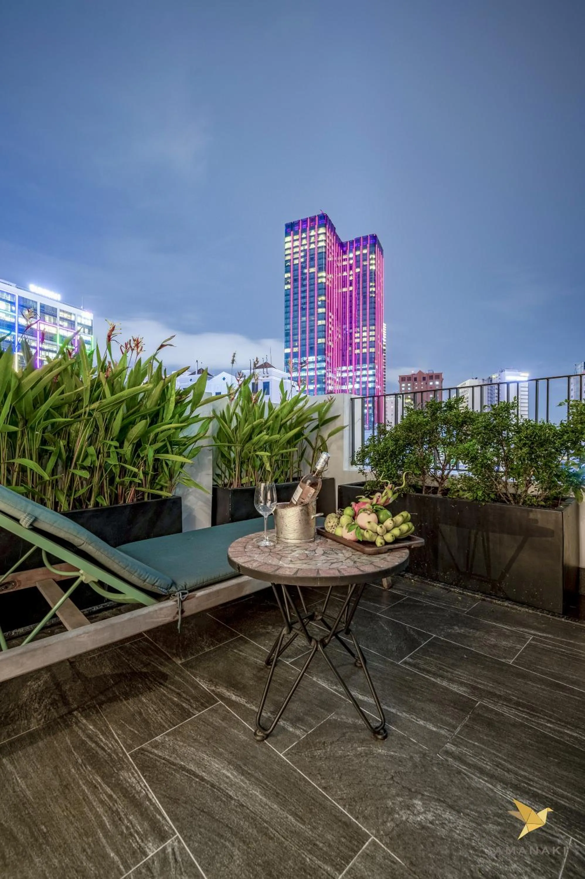 Balcony/Terrace in Amanaki Saigon Boutique Hotel