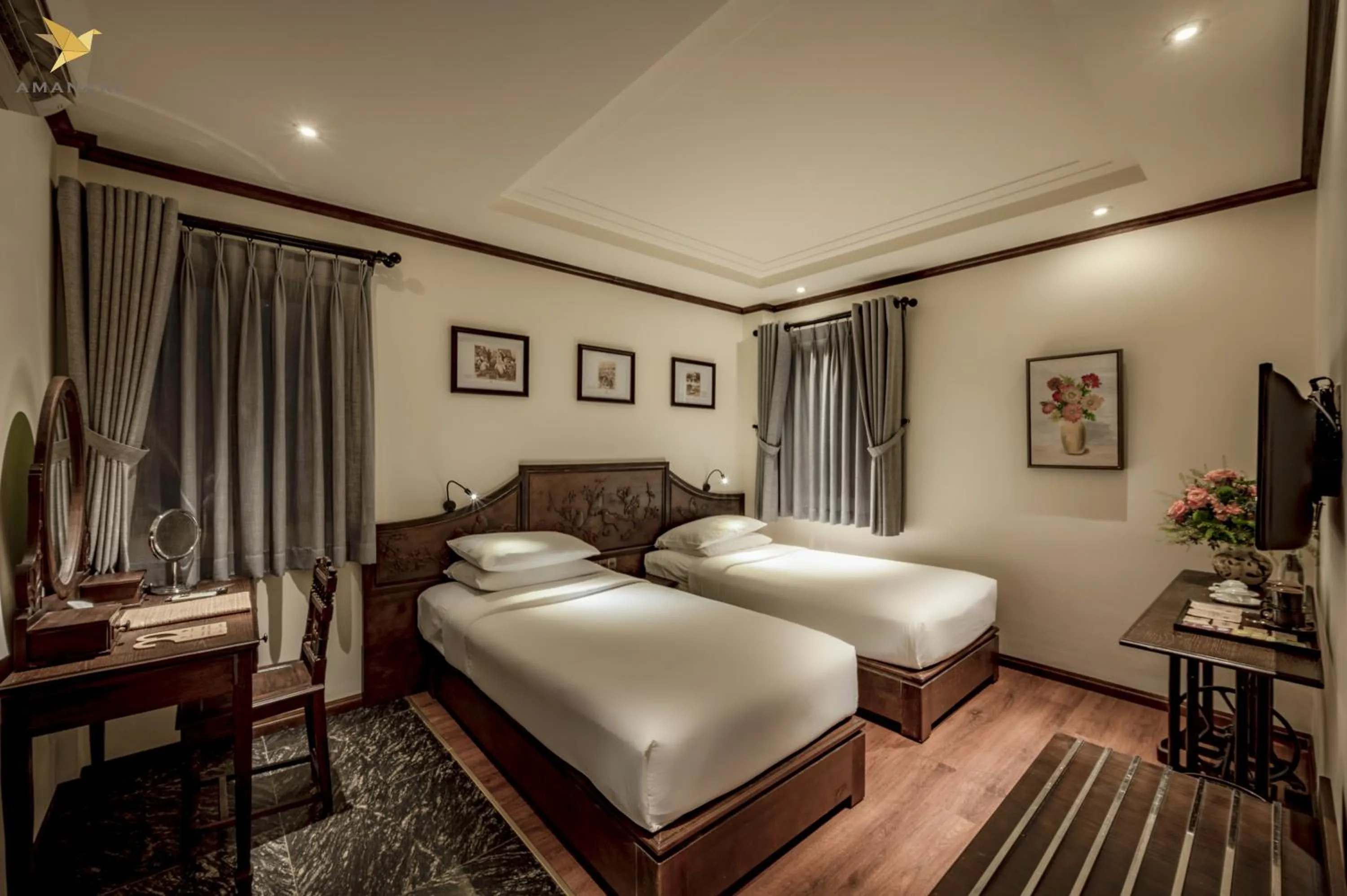 Photo of the whole room, Bed in Amanaki Saigon Boutique Hotel